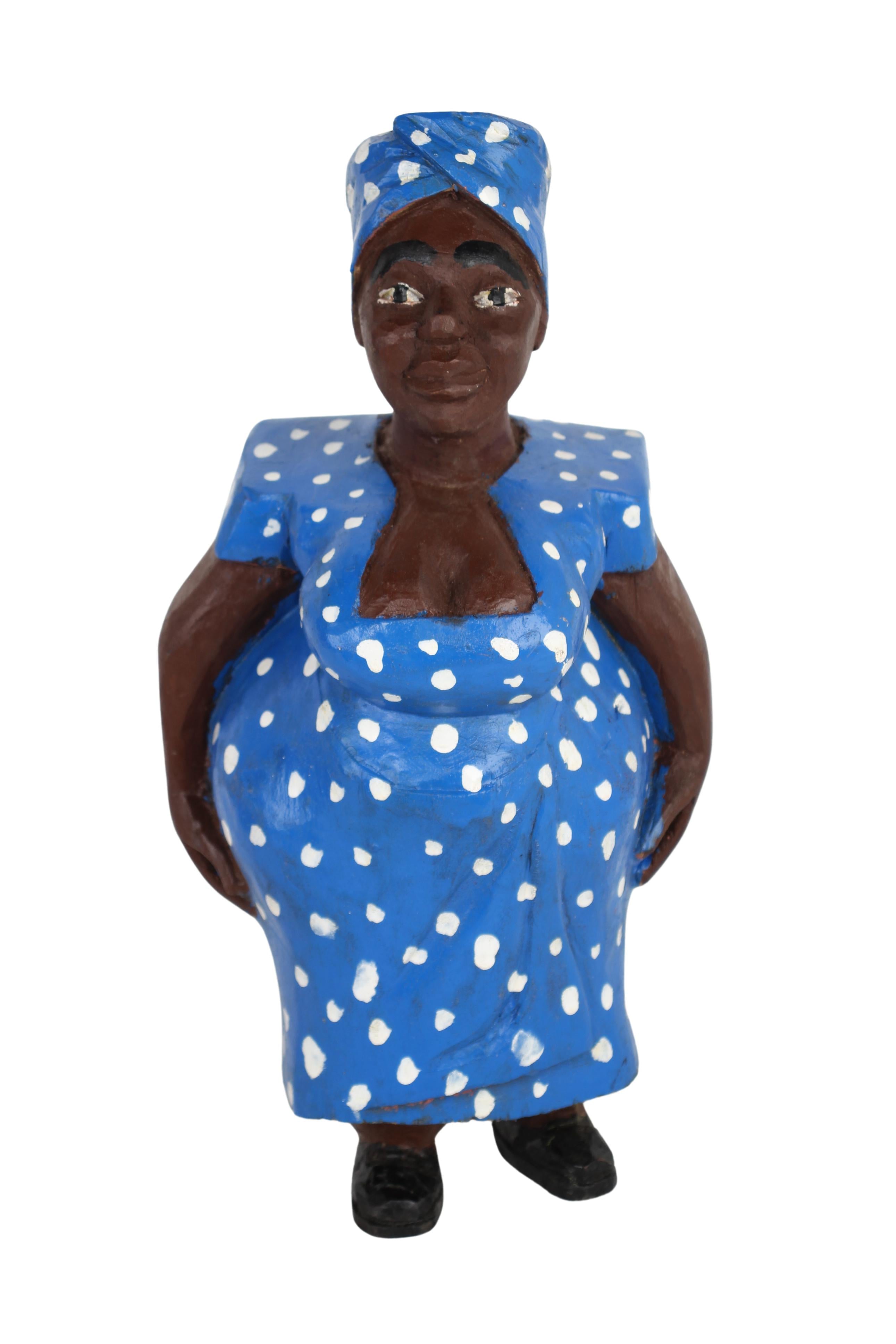 Baule Tribe African Colonial Figures ~17.7" Tall (New 2024)
