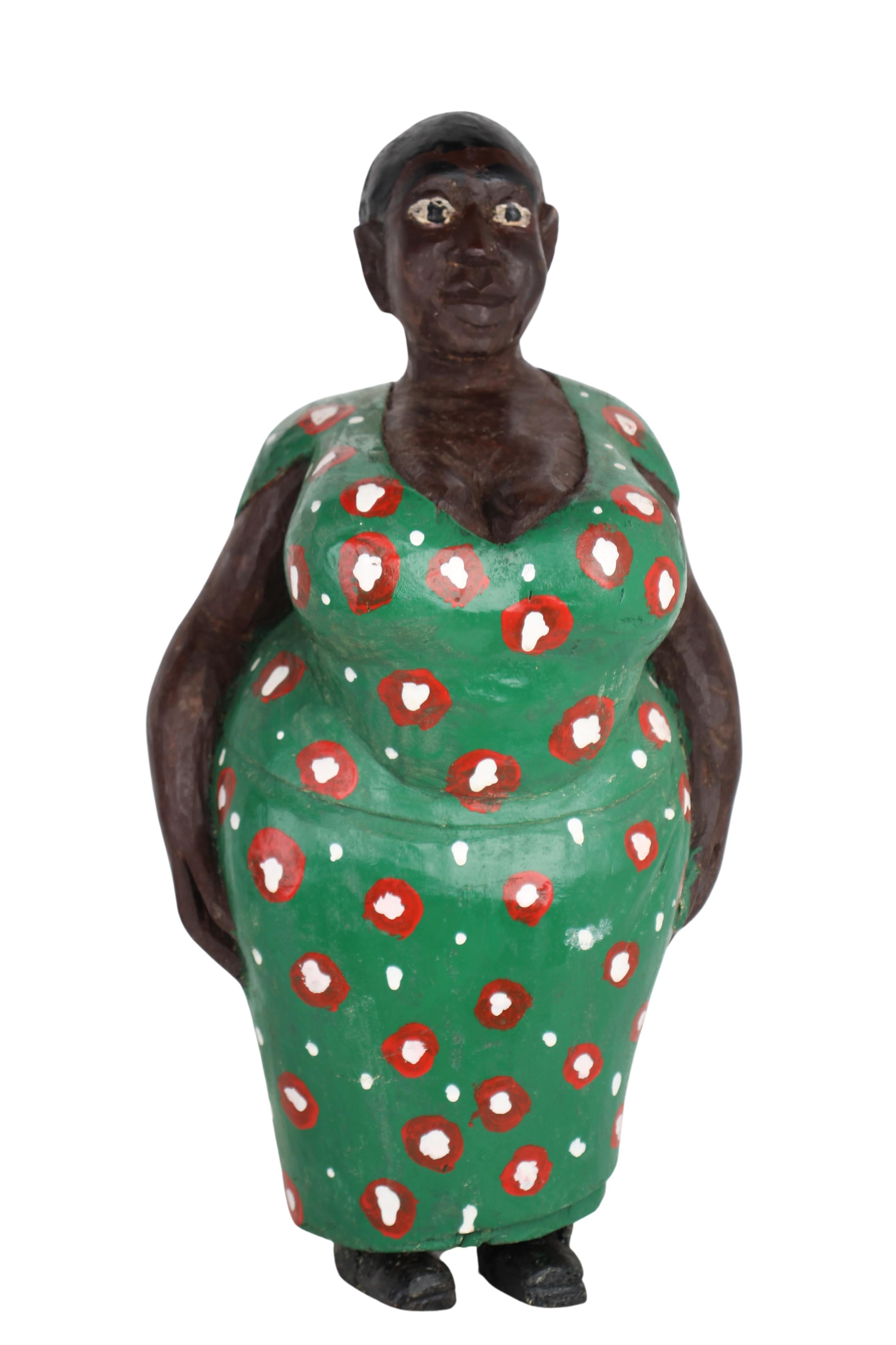 Baule Tribe African Colonial Figures ~18.9" Tall (New 2024)