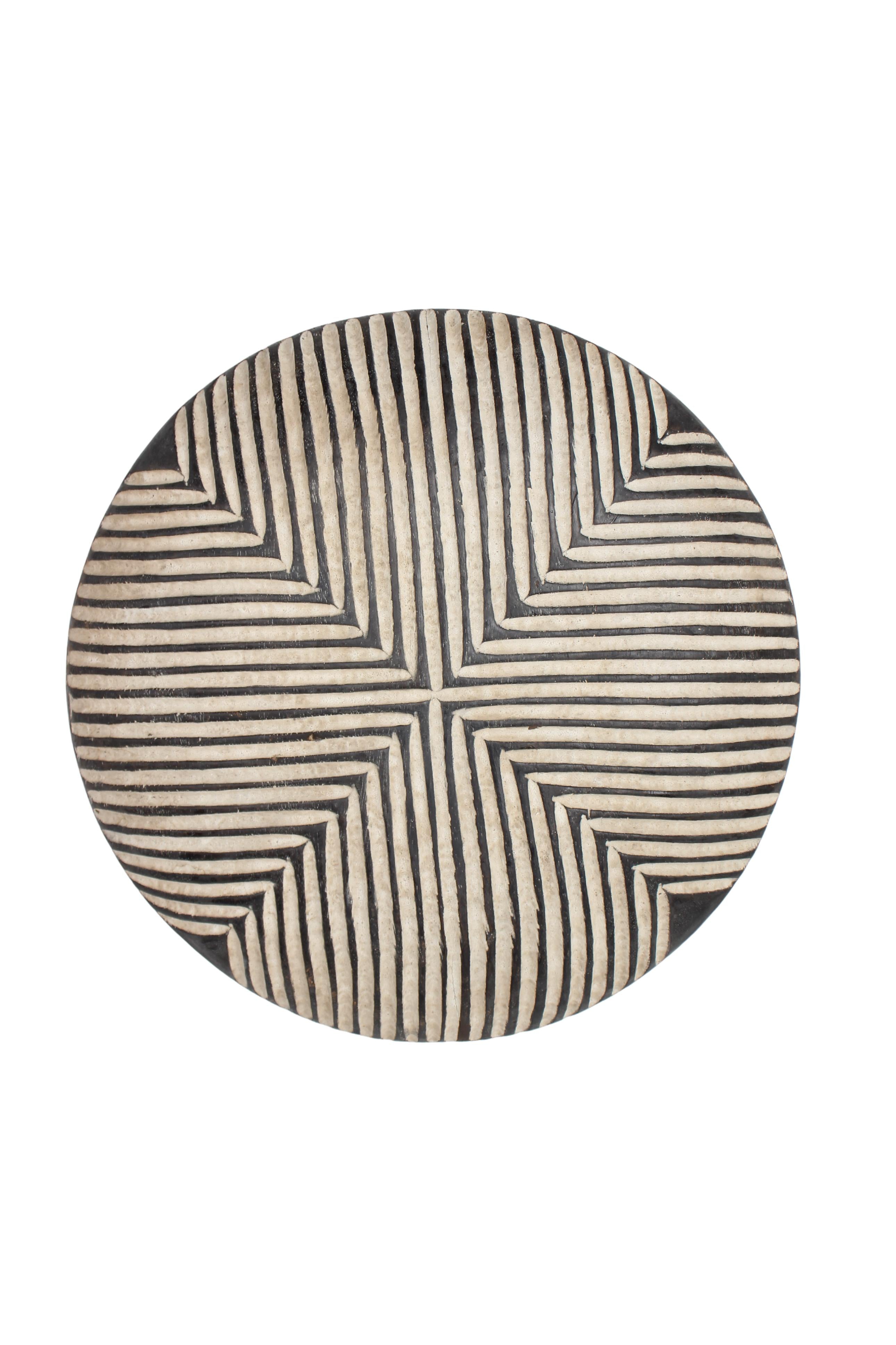 Bamileke Tribe Oval Shaped Wooden Shield ~21.3" Tall (New 2024)