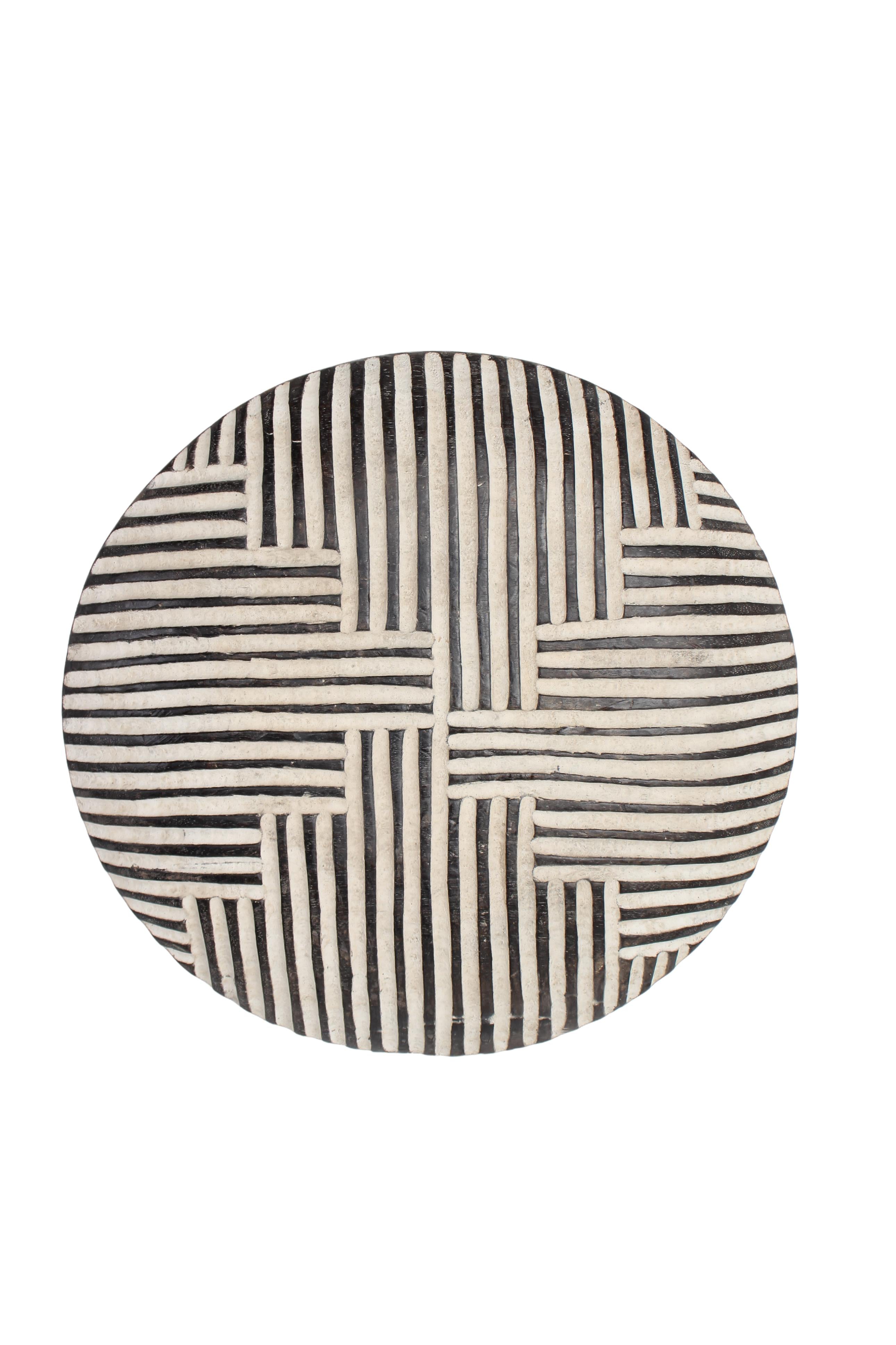 Bamileke Tribe Oval Shaped Wooden Shield ~21.3" Tall (New 2024)