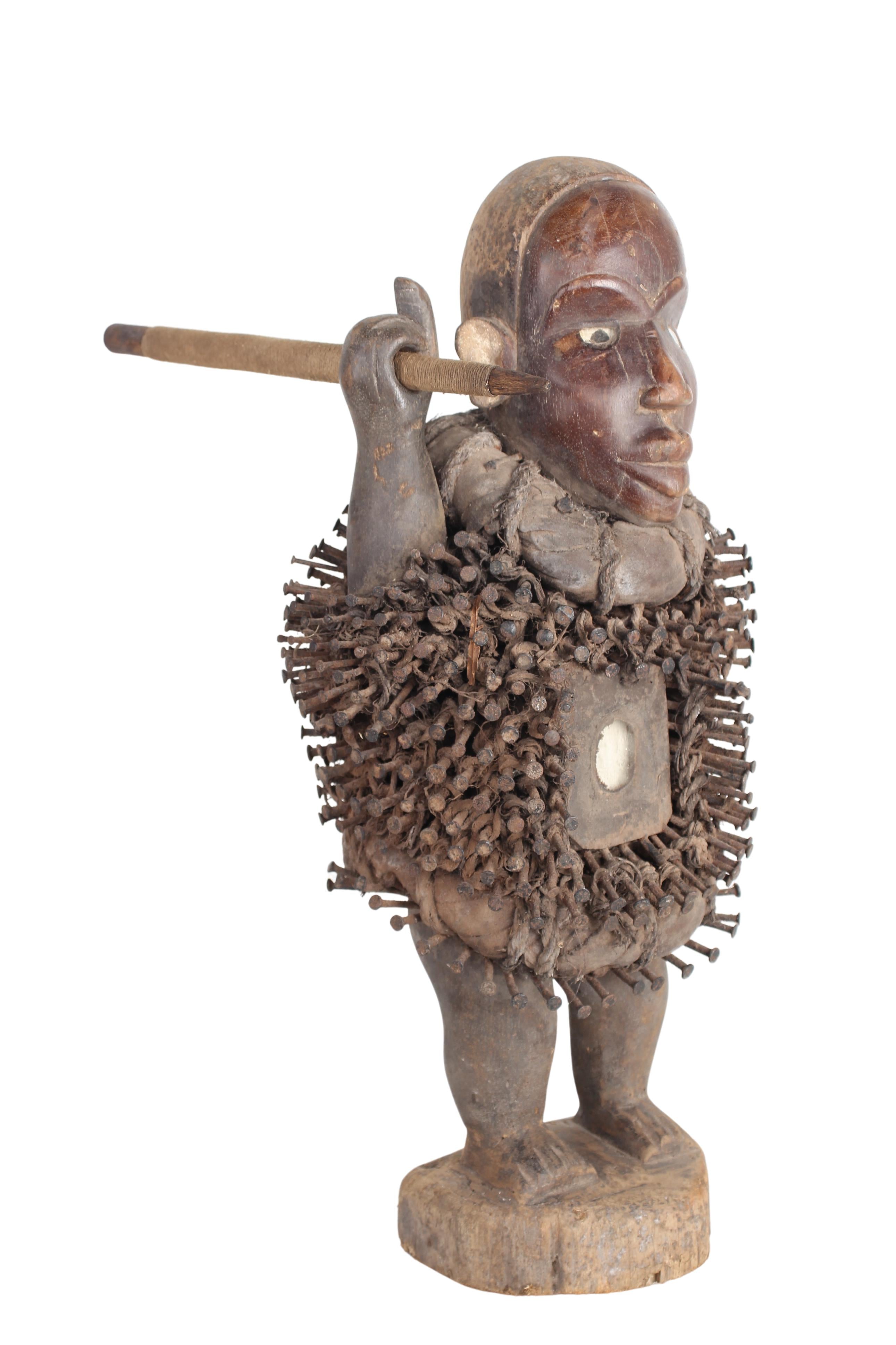 Bakongo Tribe Fetishes ~21.7" Tall (New 2024)