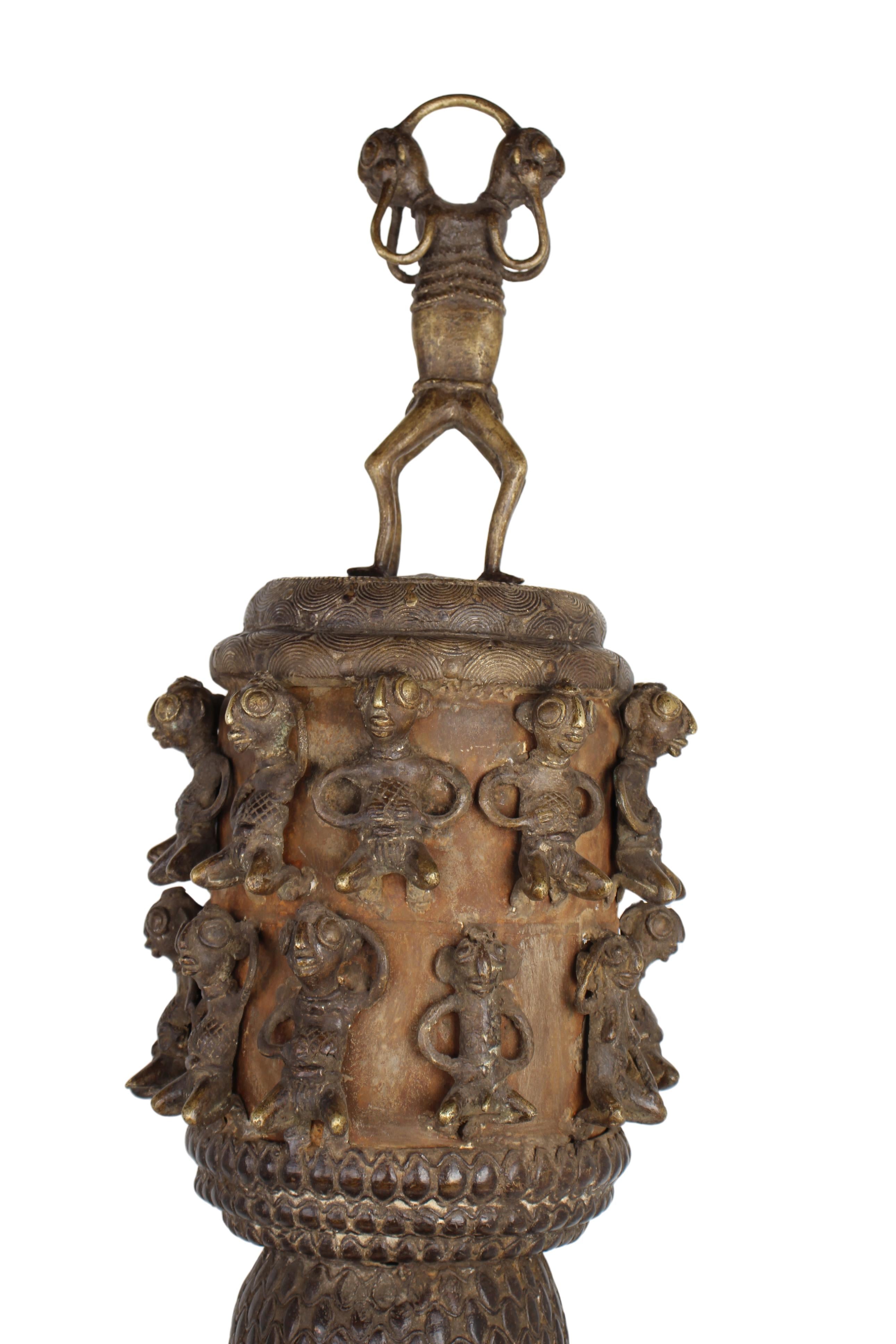 Sao/Kotoko Tribe Bronze Pot ~57.1" Tall (New 2024)