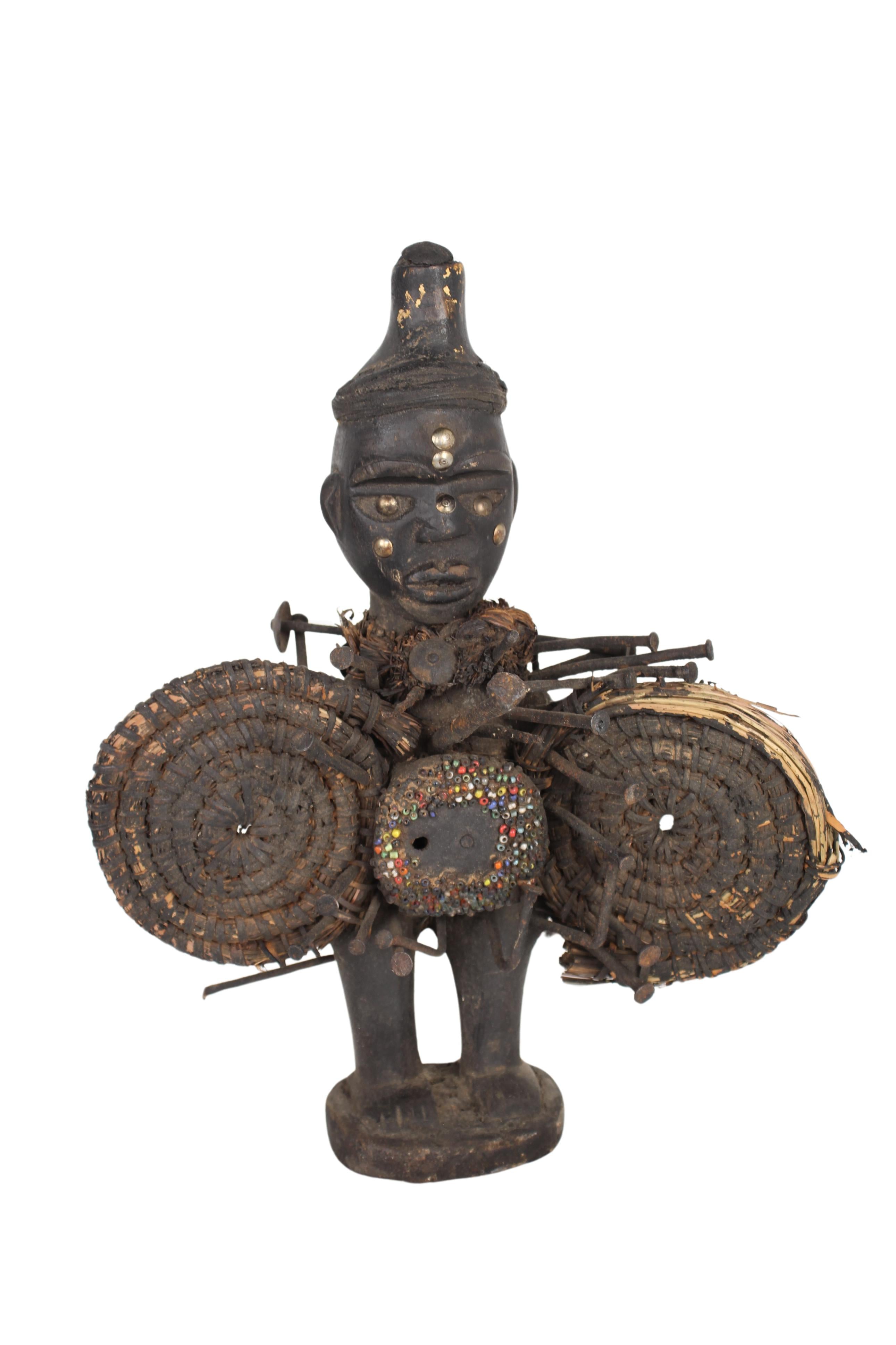 Bakongo Tribe Fetishes ~13.4" Tall (New 2024)