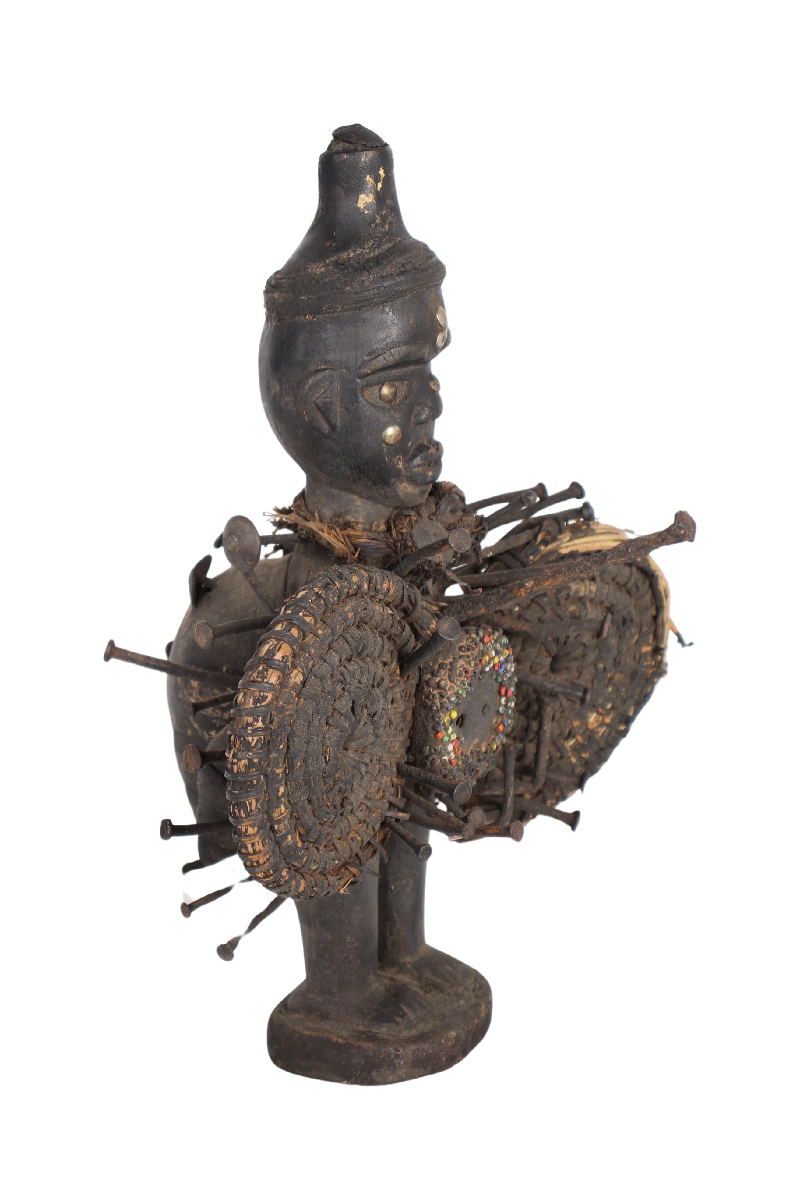 Bakongo Tribe Fetishes ~13.4" Tall (New 2024)