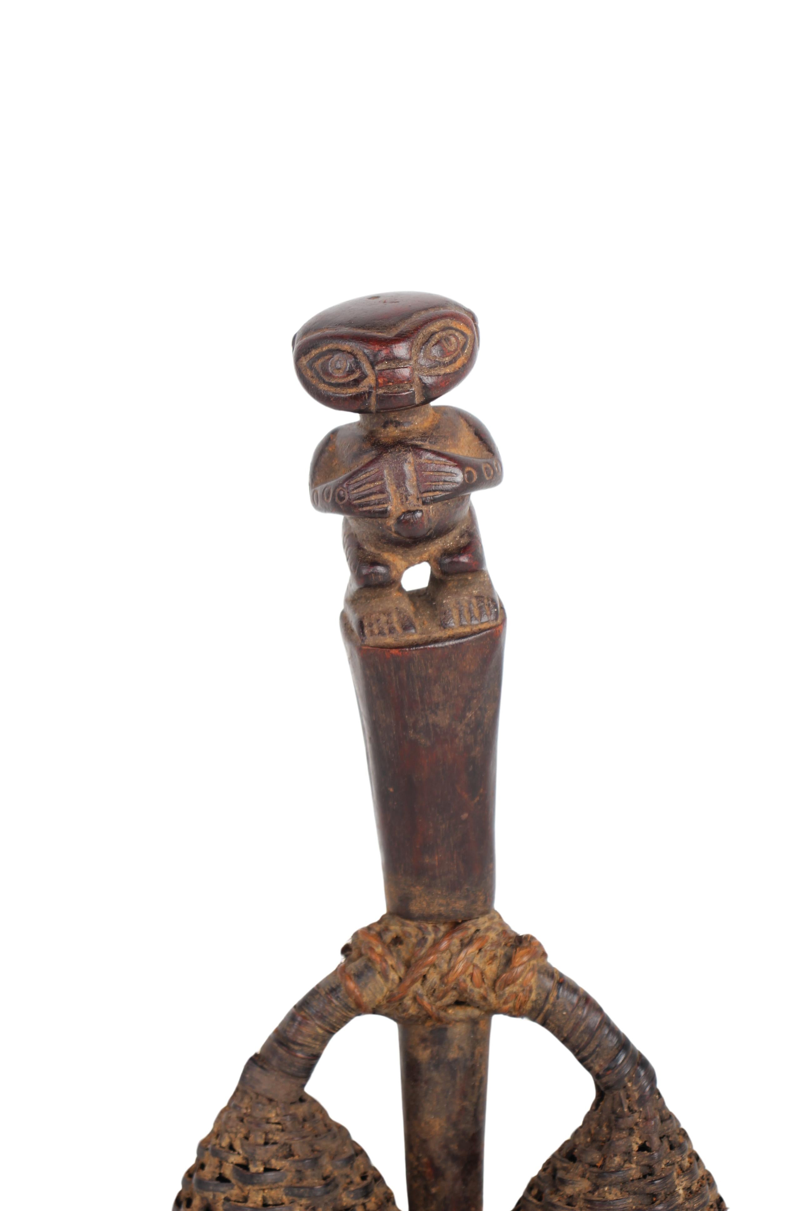 Bamileke Tribe Seed Shakers ~12.6" Tall (New 2024)
