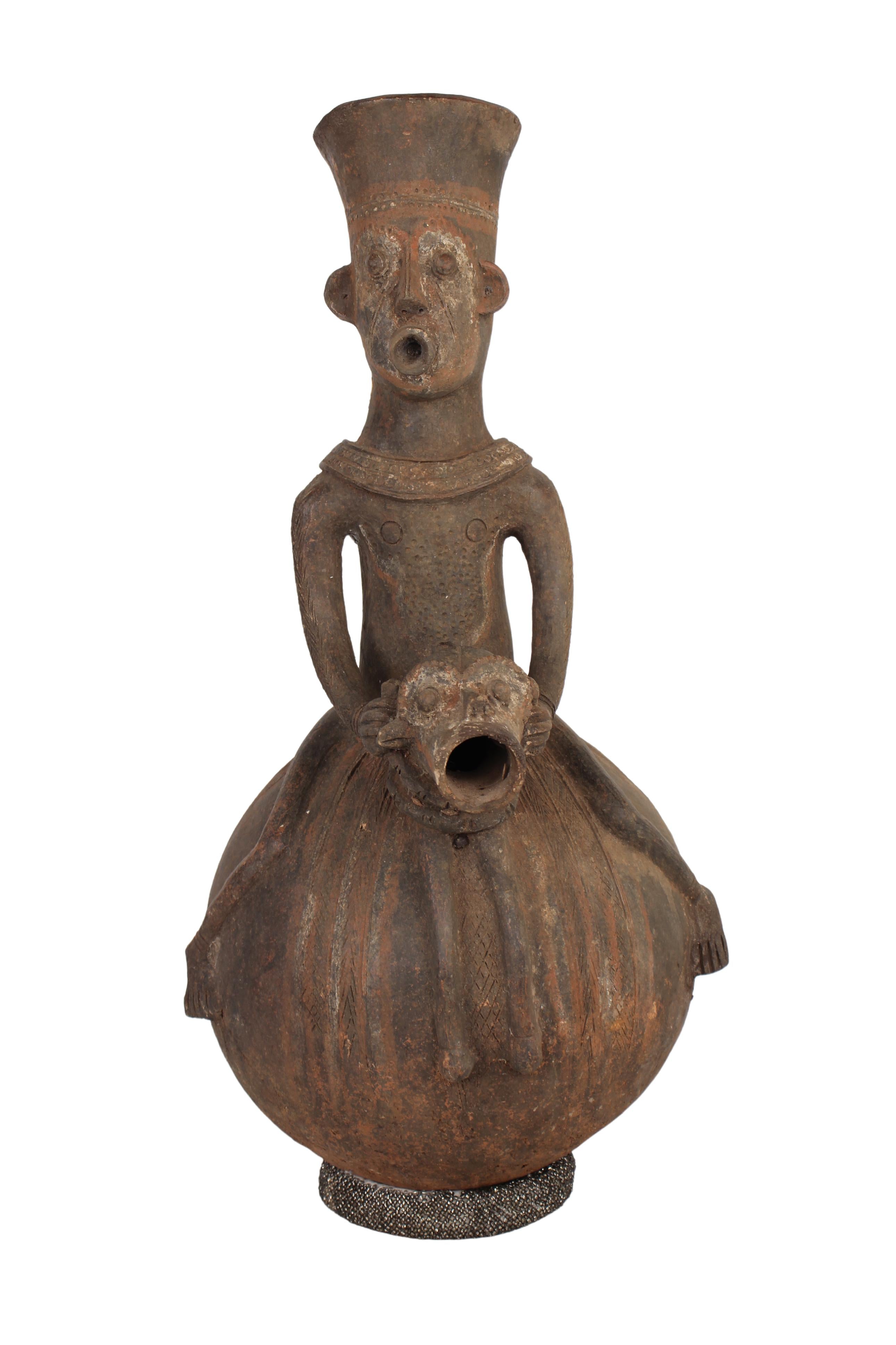 Mangbetu Terracotta Figures ~26.8" Tall (New 2024)