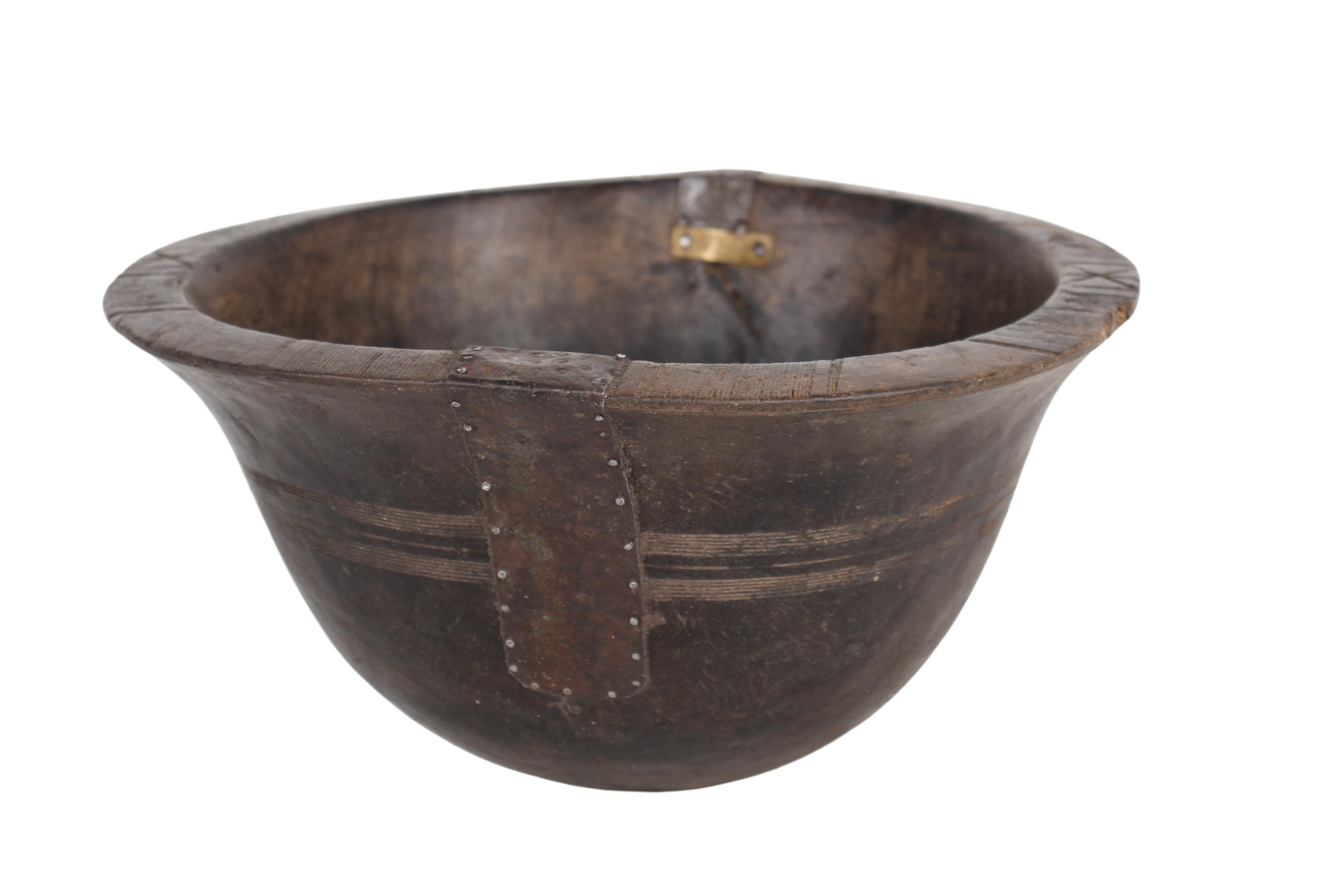 Tuareg Tribe Wooden Bowls ~7.1" Tall (New 2024)