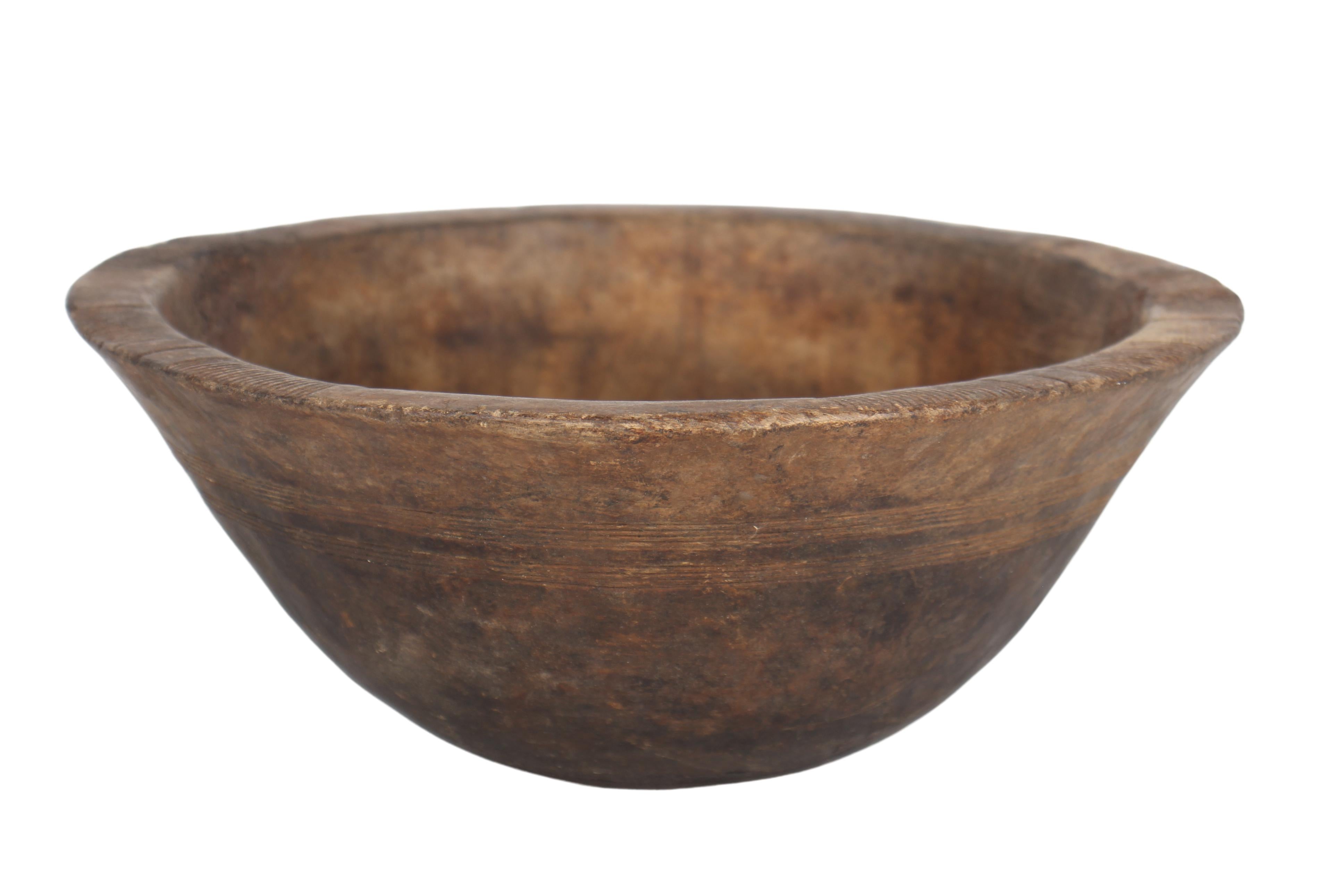 Tuareg Tribe Wooden Bowls ~6.7" Tall (New 2024) - West African Artifacts
