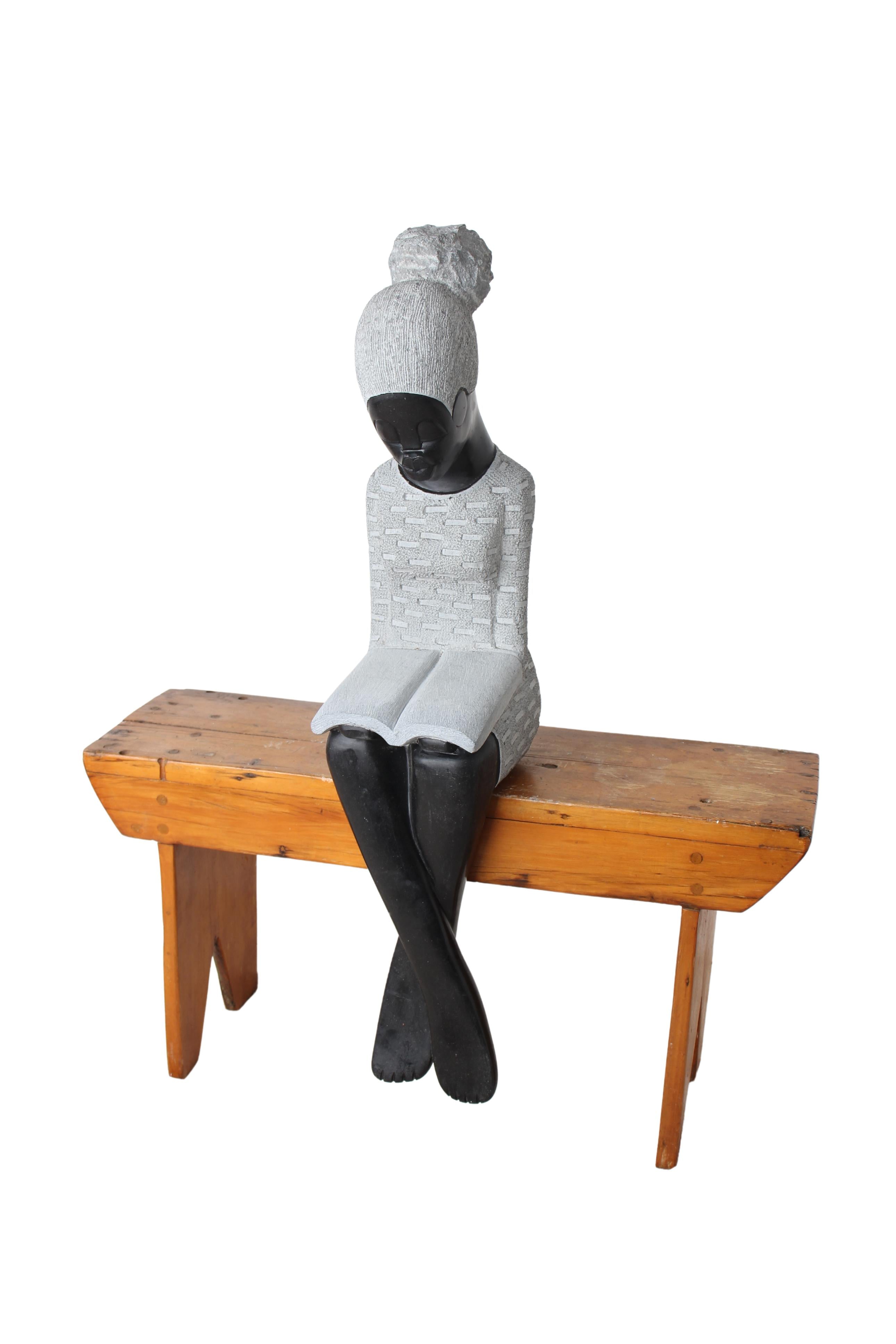 Shona Tribe Springstone Book Readers ~33.1" Tall (New 2024)