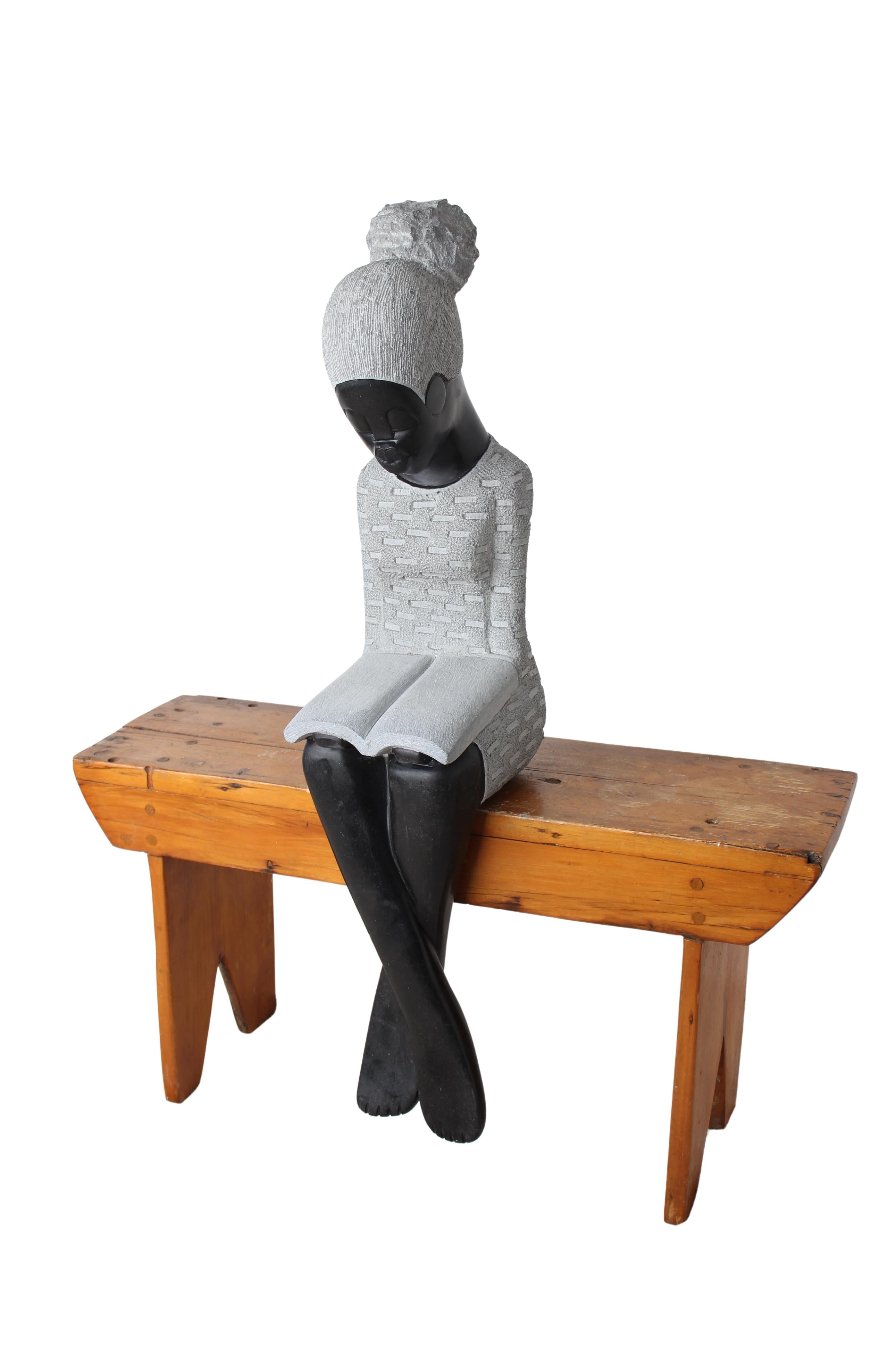 Shona Tribe Springstone Book Readers ~33.1" Tall (New 2024)