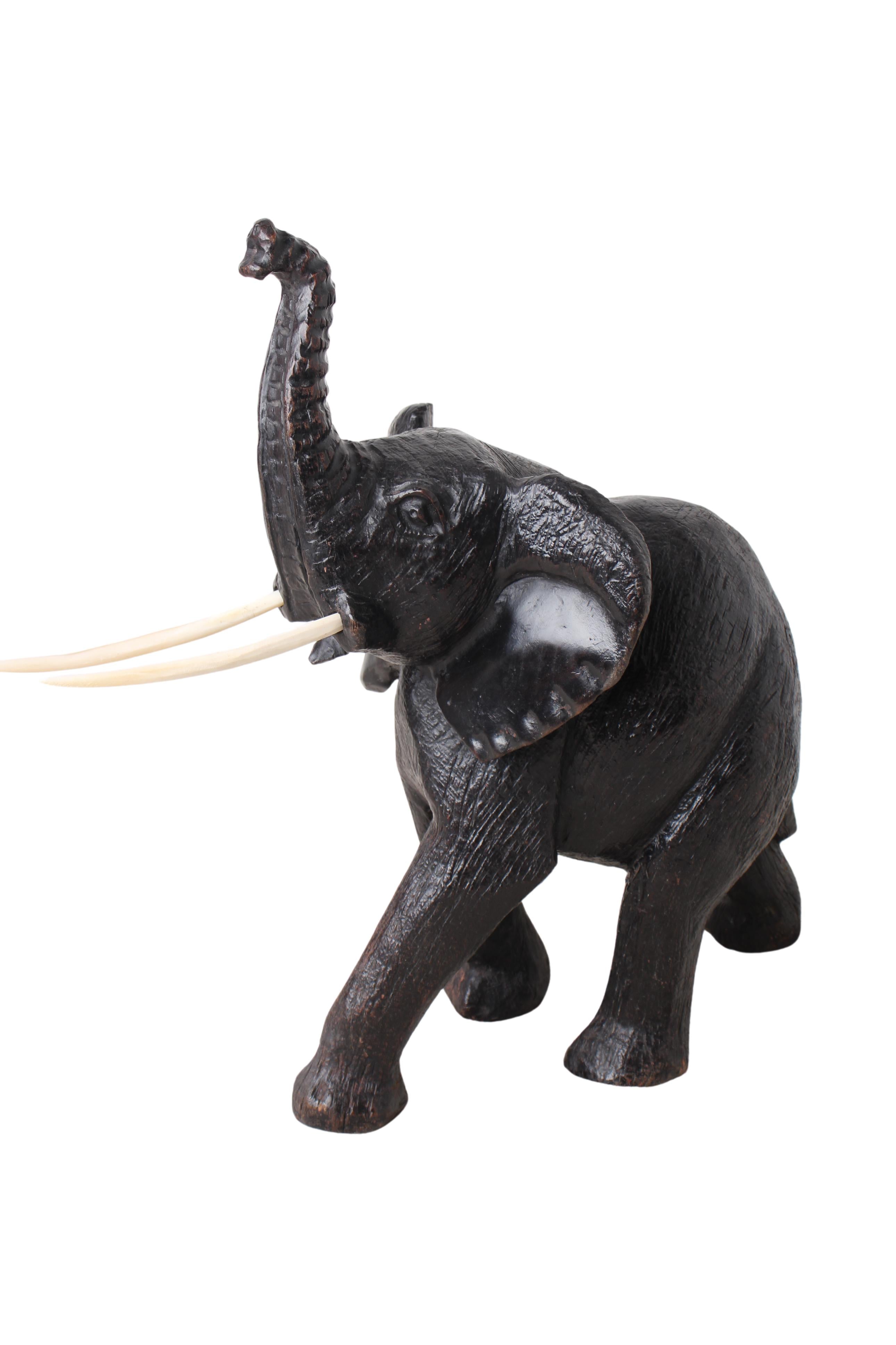 Chichewa Tribe Wooden Elephant ~20.1