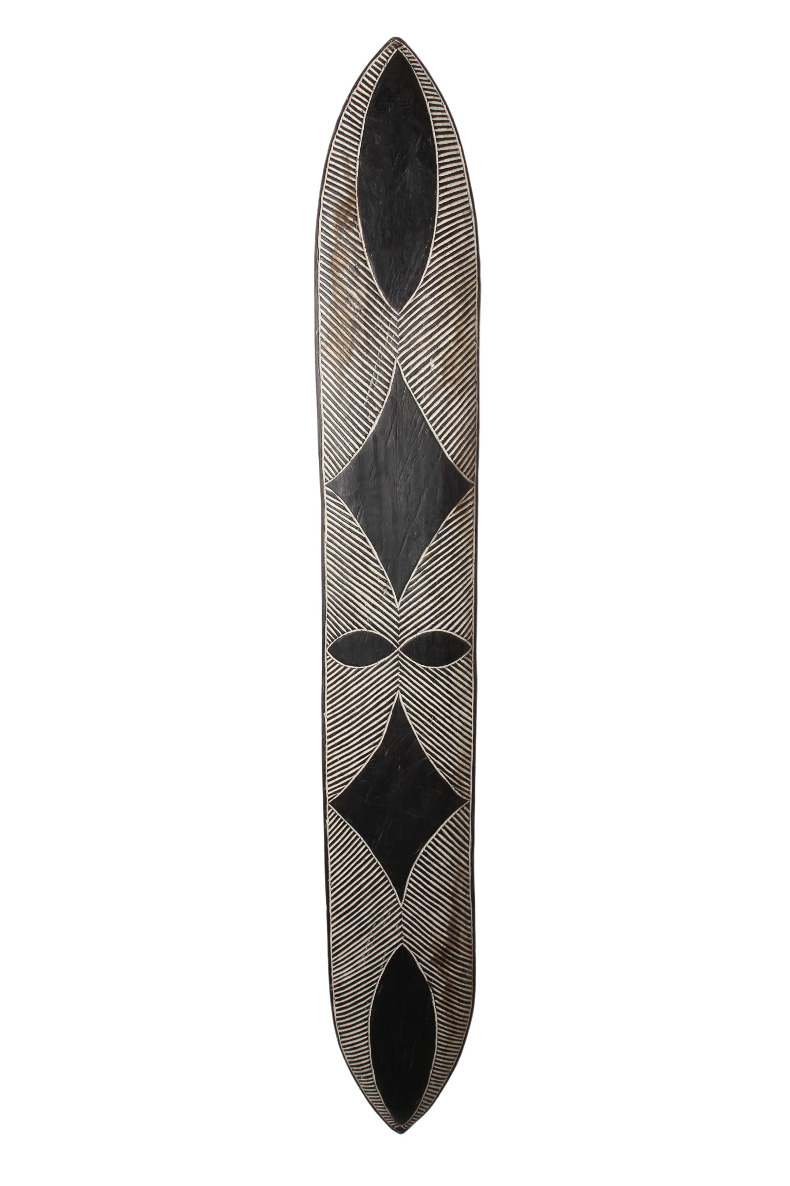 Tikar Tribe Long Shield ~78.3" Tall (New 2024)