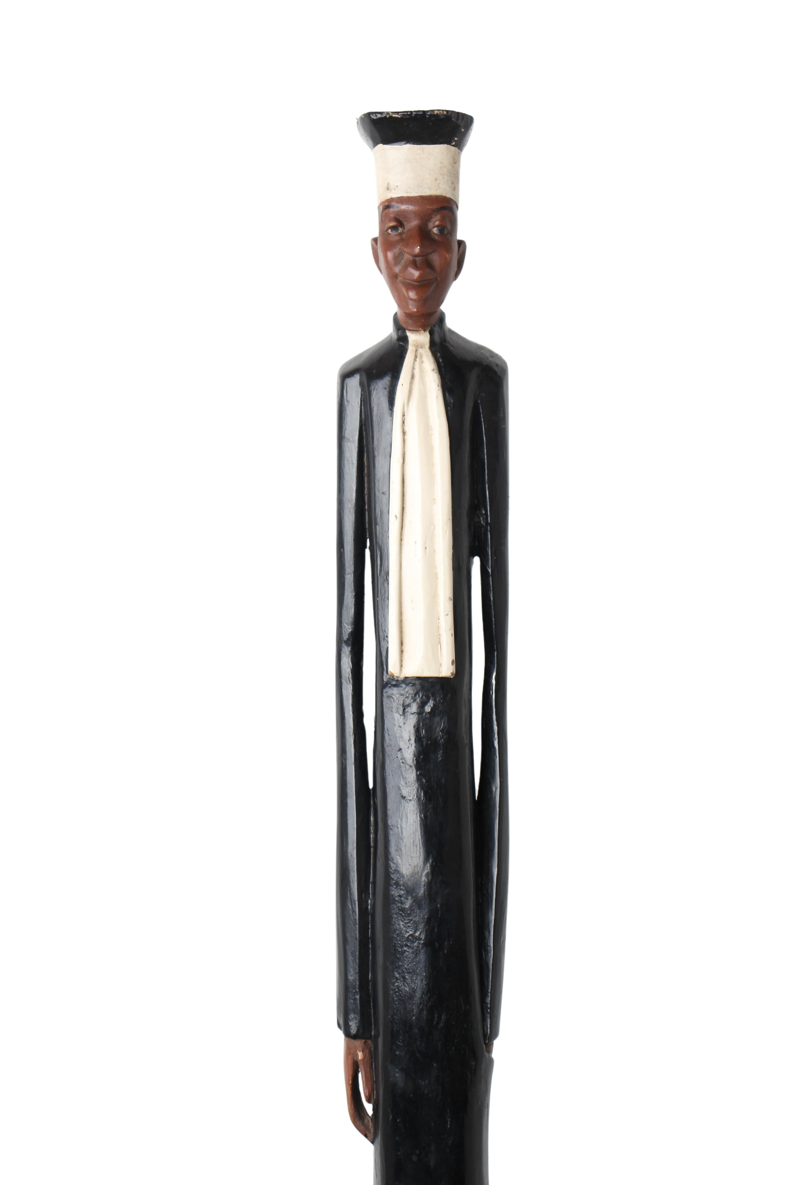 Baule Tribe African Colonial Figures ~72.8" Tall (New 2024)
