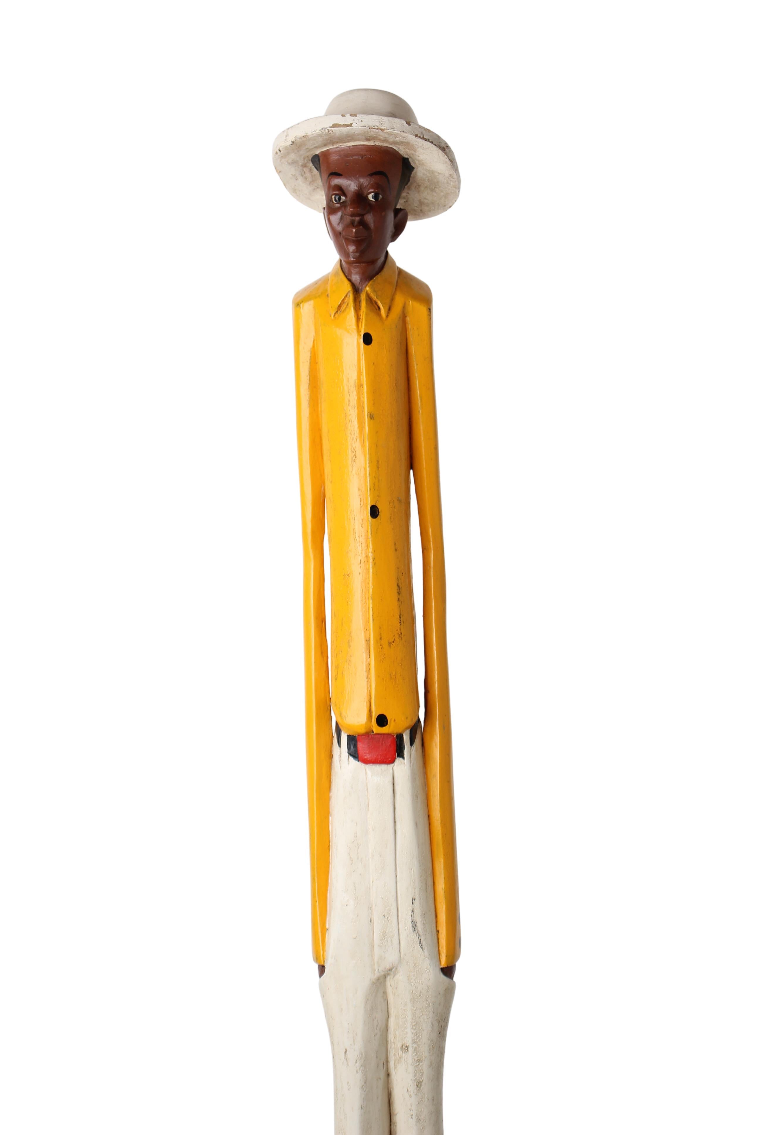 Baule Tribe African Colonial Figures ~76.8" Tall (New 2024)
