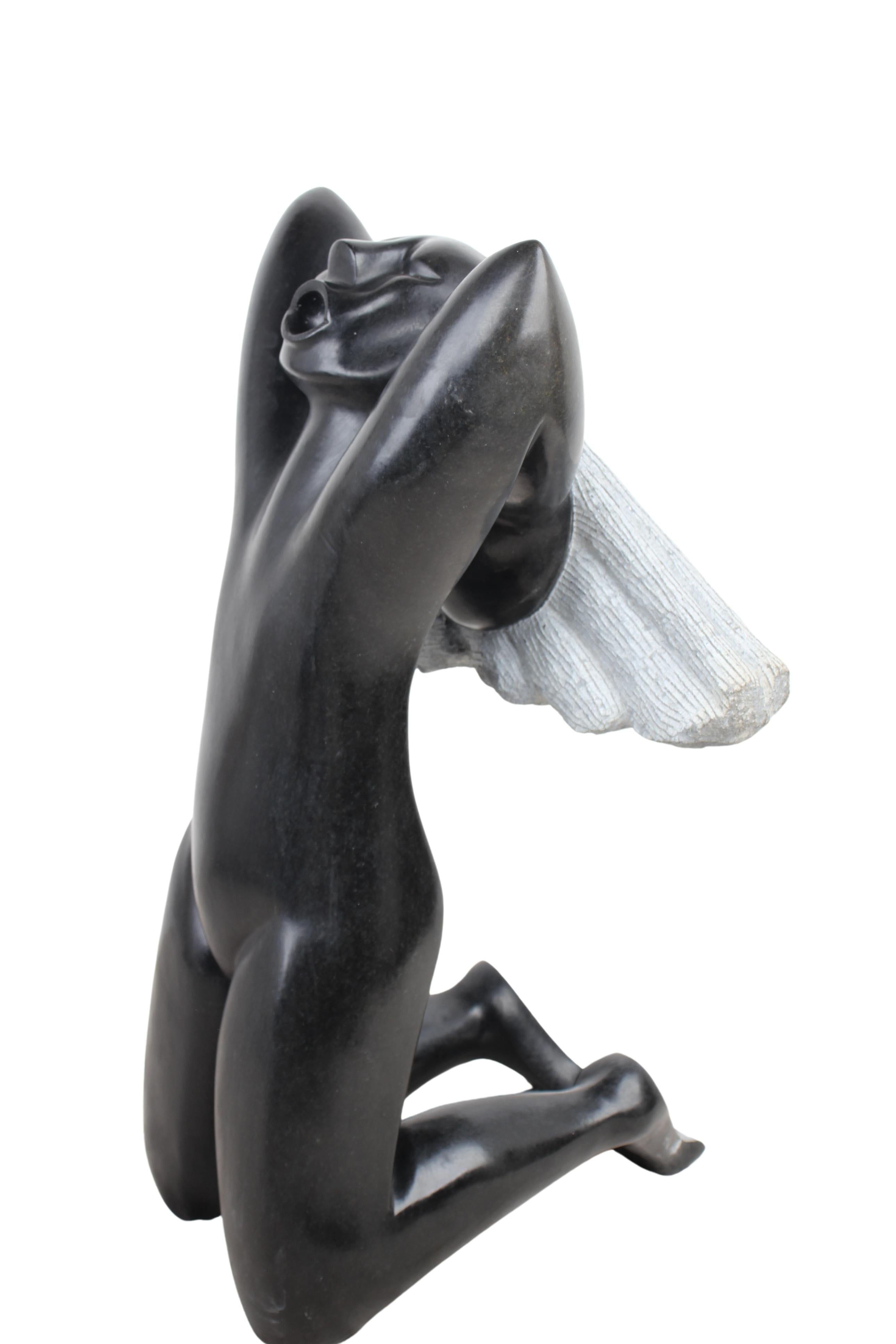 Shona Tribe Springstone Female Sculpture ~29.5" Tall (New 2024)