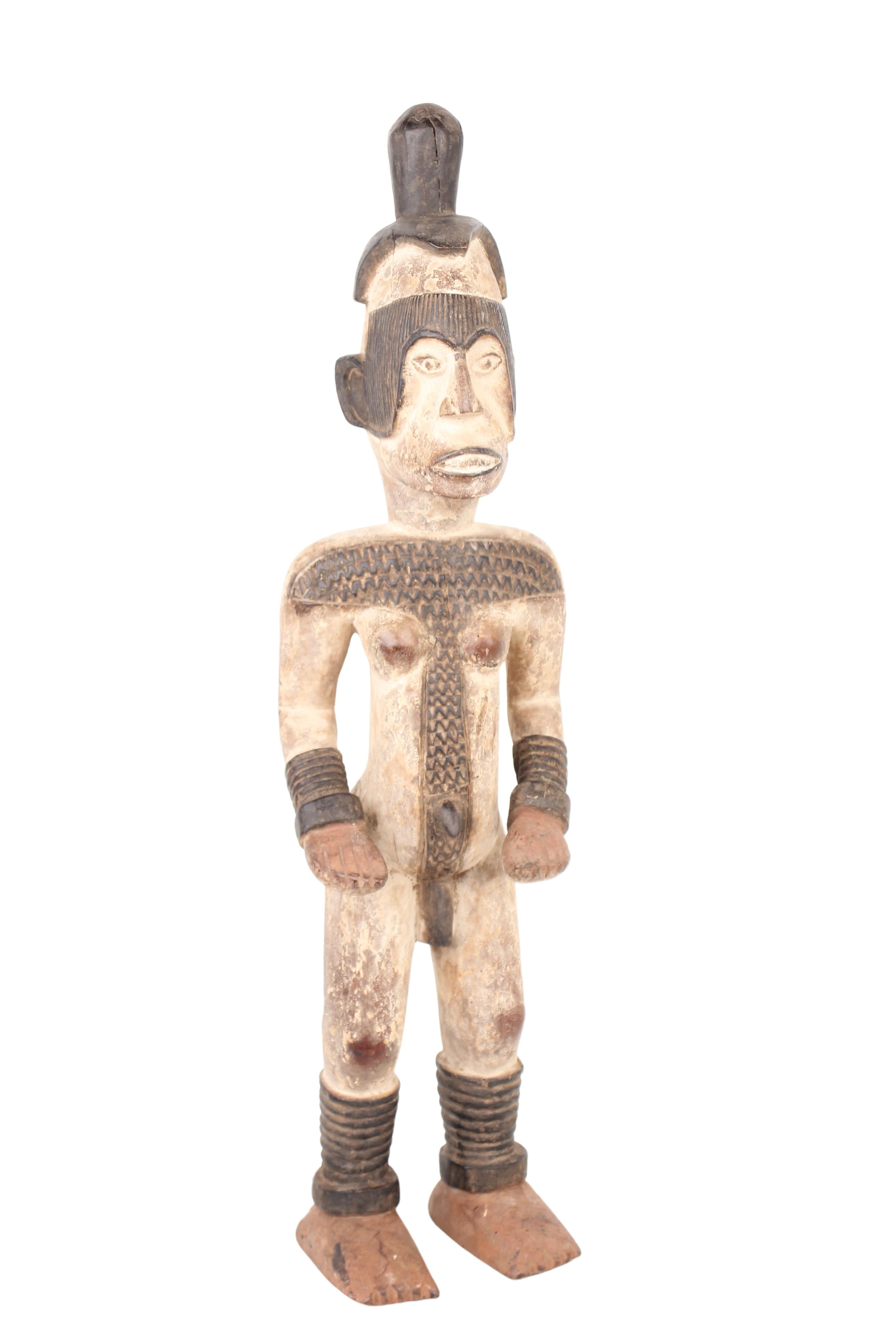 Igbo/Ibo Tribe Wooden Figures ~27.6" Tall (New 2024)