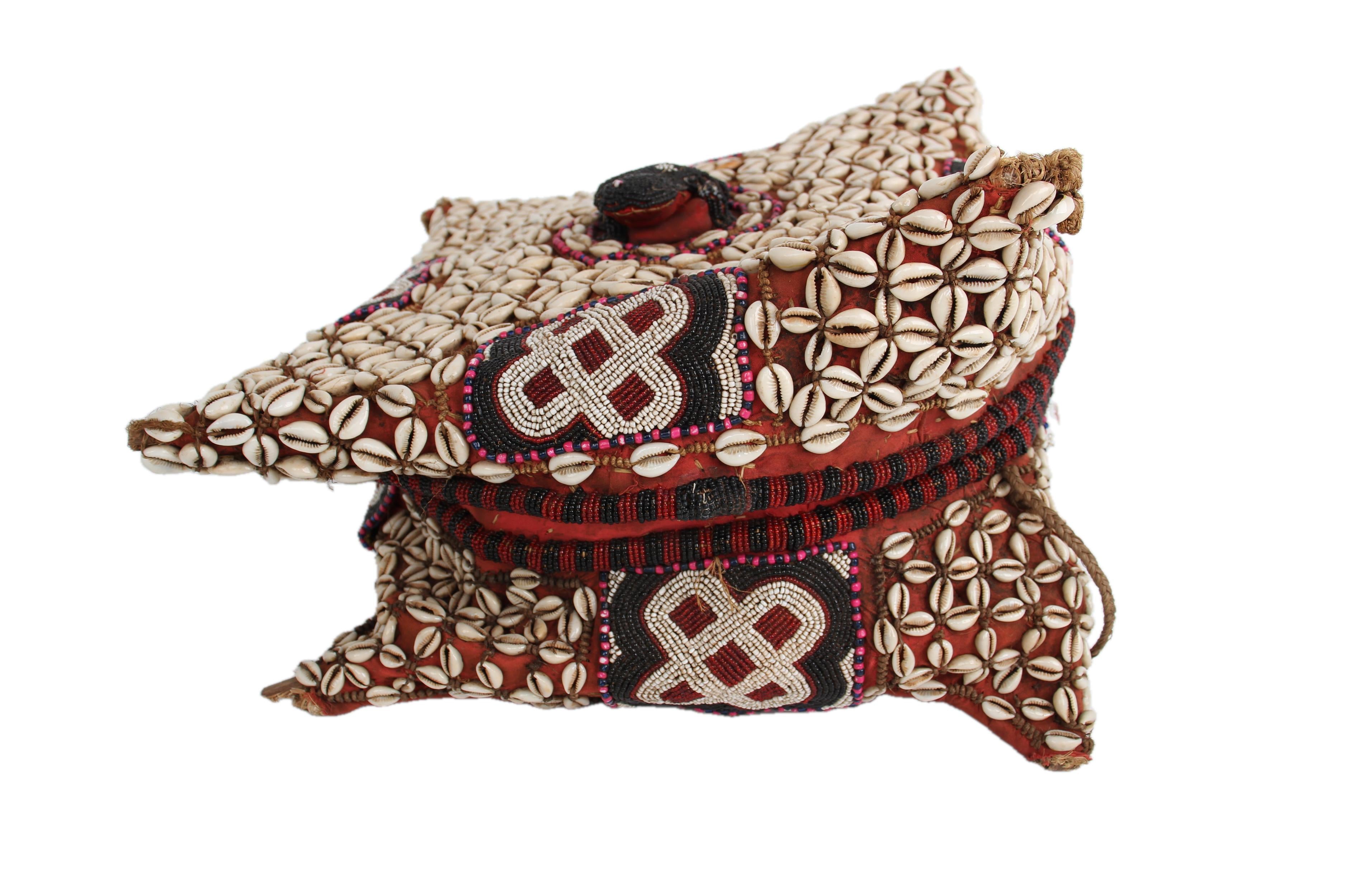 Kuba/Bakuba Tribe Beaded Vessels ~7.5" Tall - New 2025