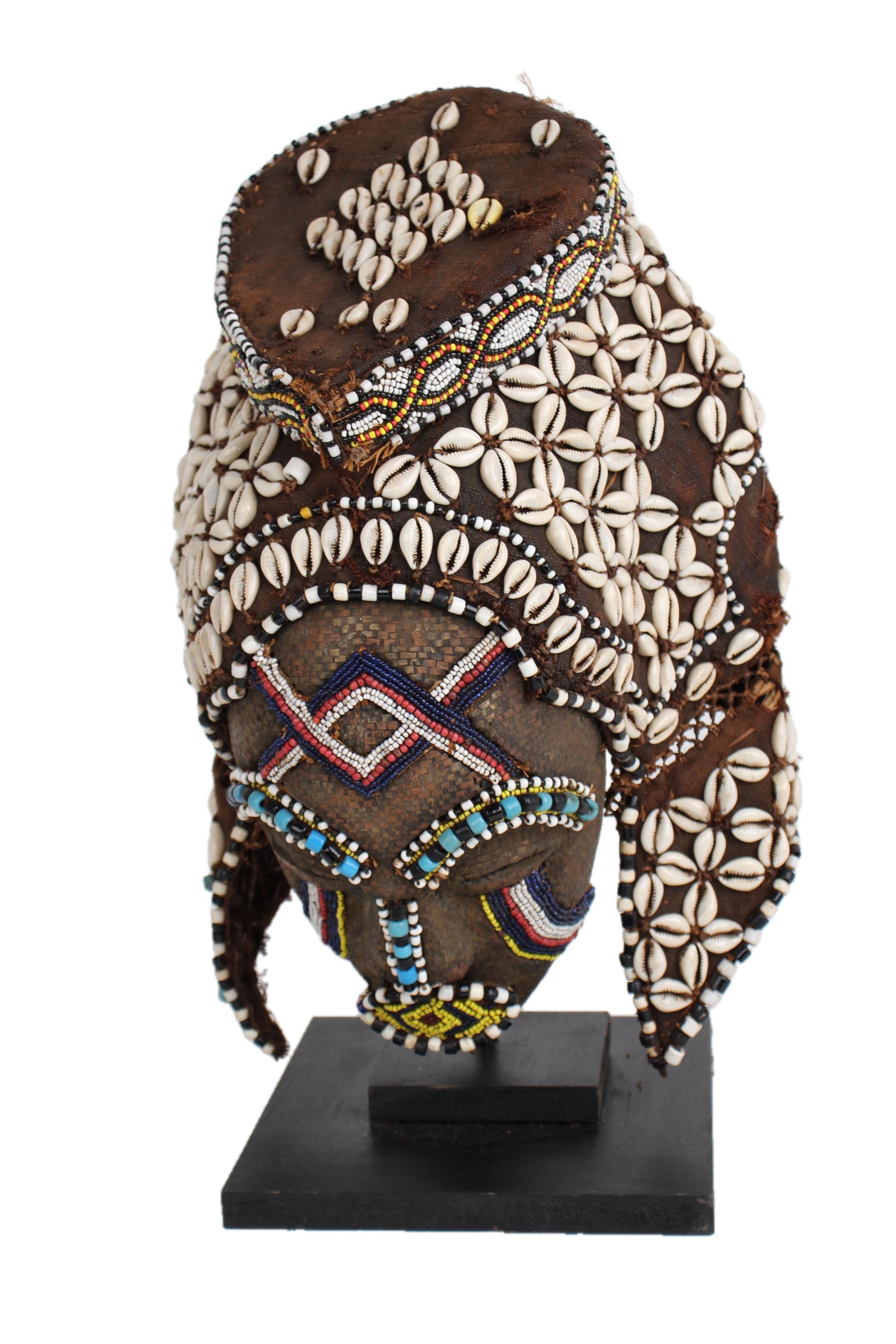 Kuba/Bakuba Tribe Mask ~19.3" Tall - New 2025