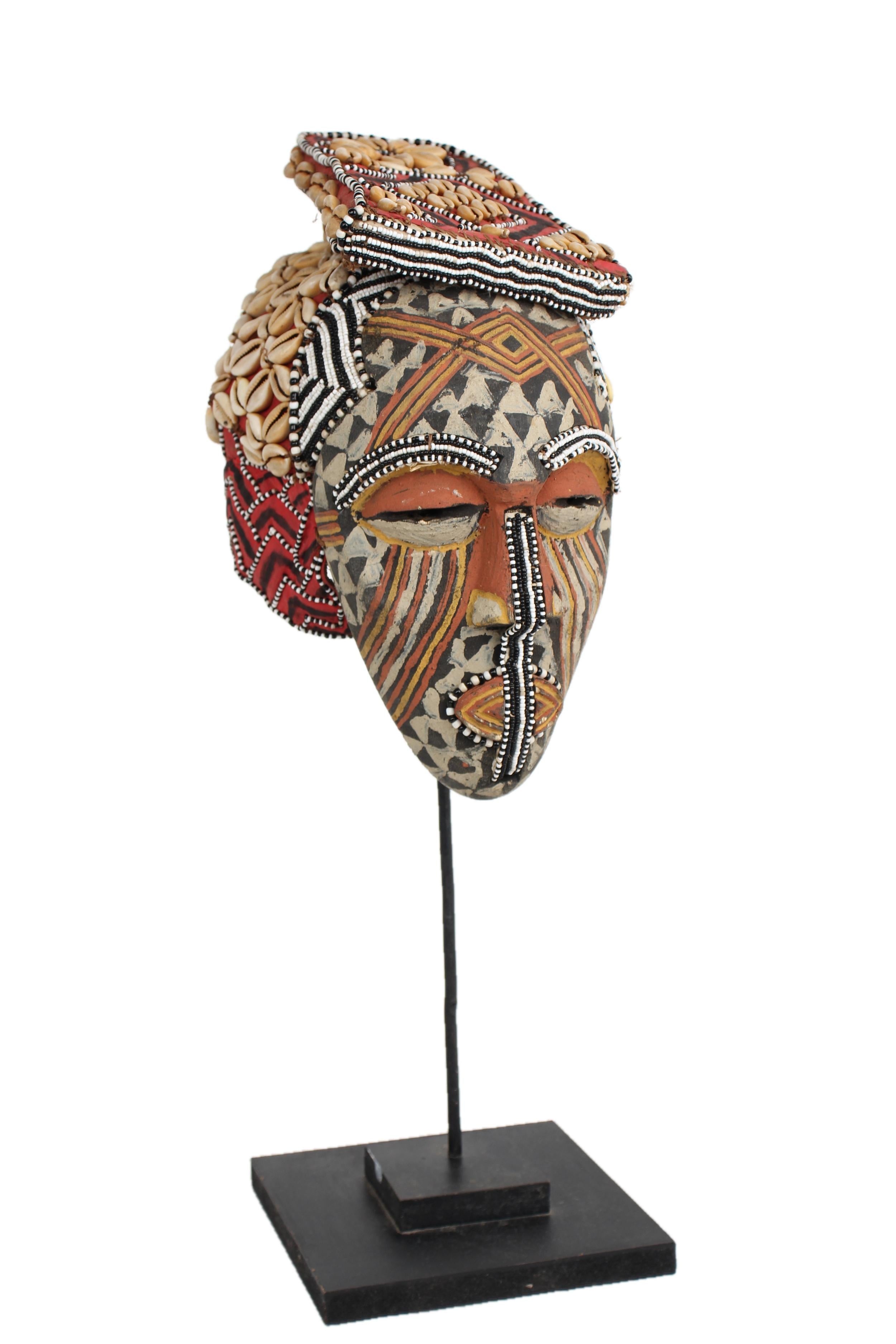 Kuba/Bakuba Tribe Mask ~24.4" Tall - New 2025