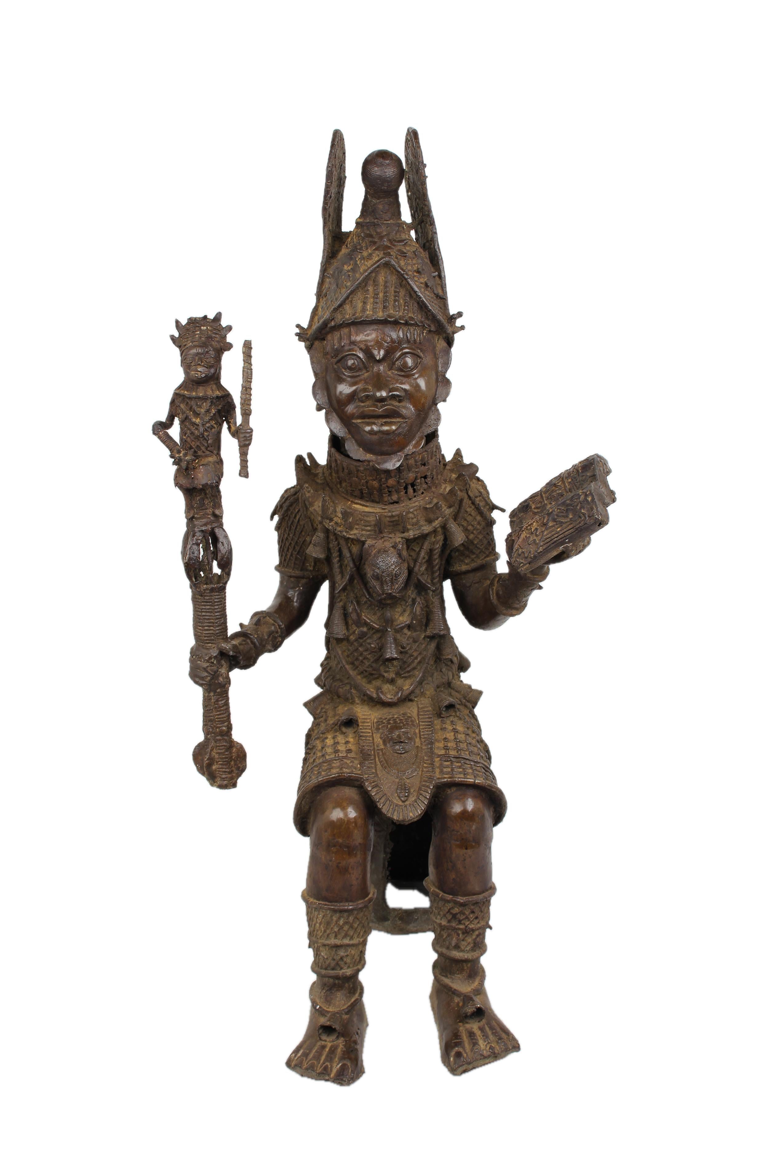Edo Tribe West African Artifacts ~41.3" Tall - New 2025