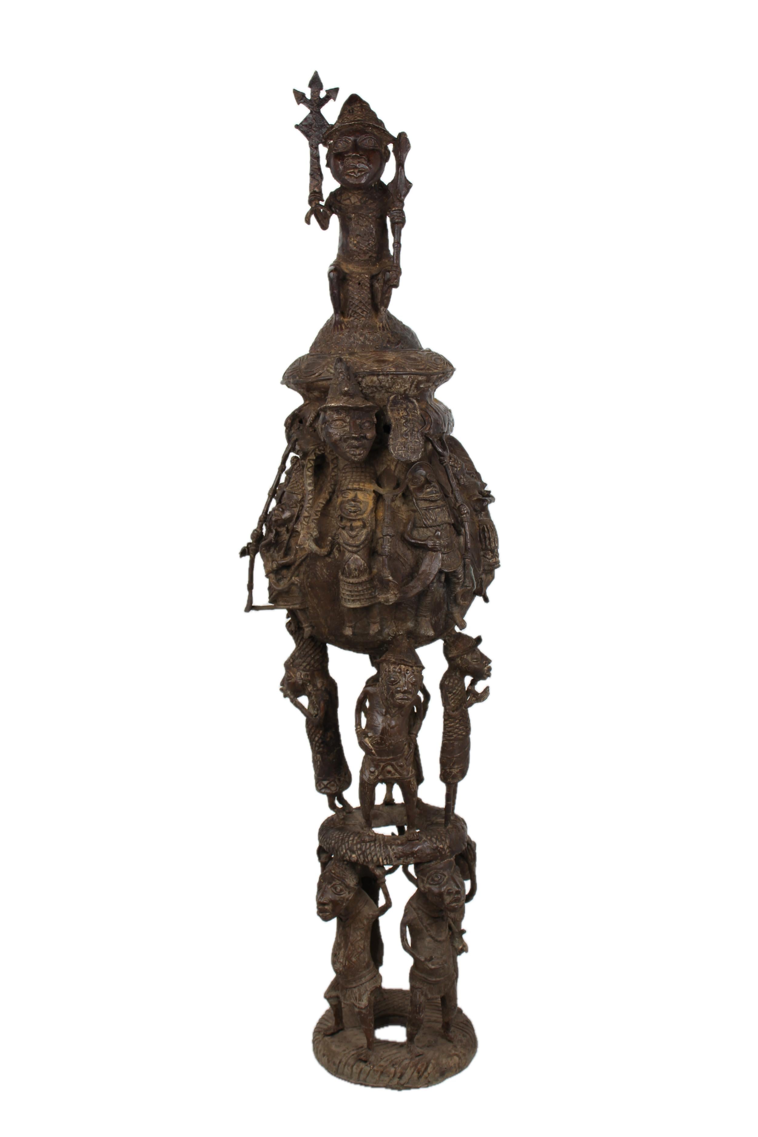 Edo Tribe West African Artifacts ~61.8" Tall - New 2025