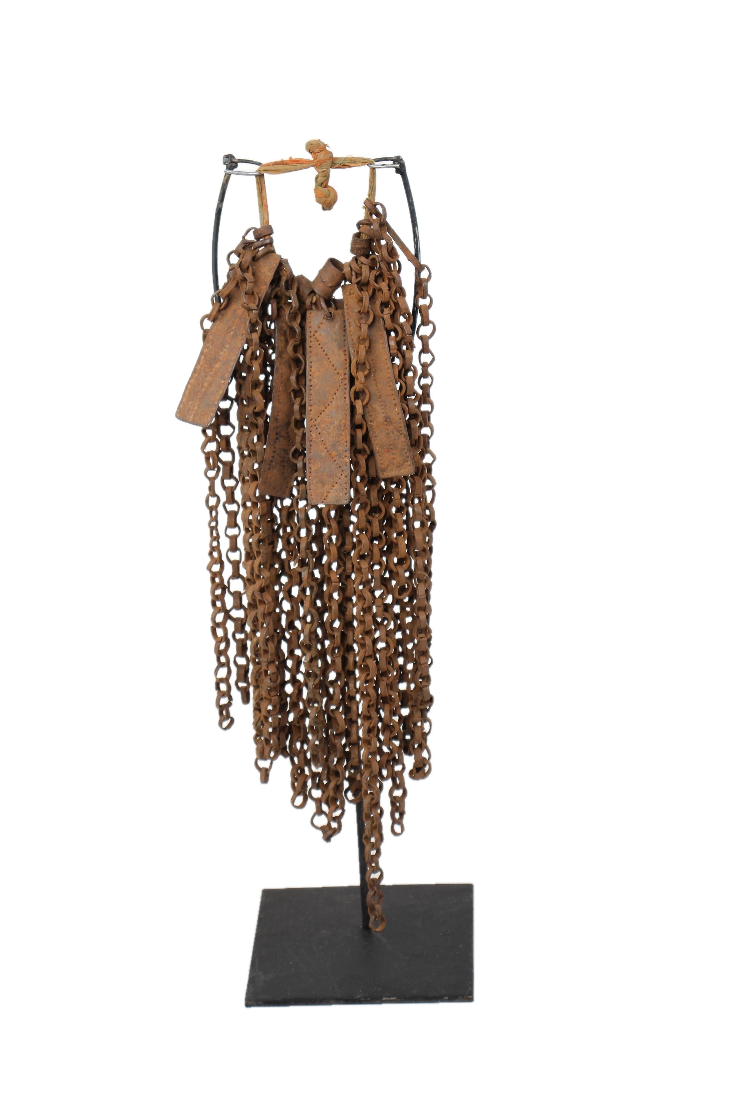 Kapsiki/Higi Tribe Metal Chain Apron ~21.7" Tall - New 2025