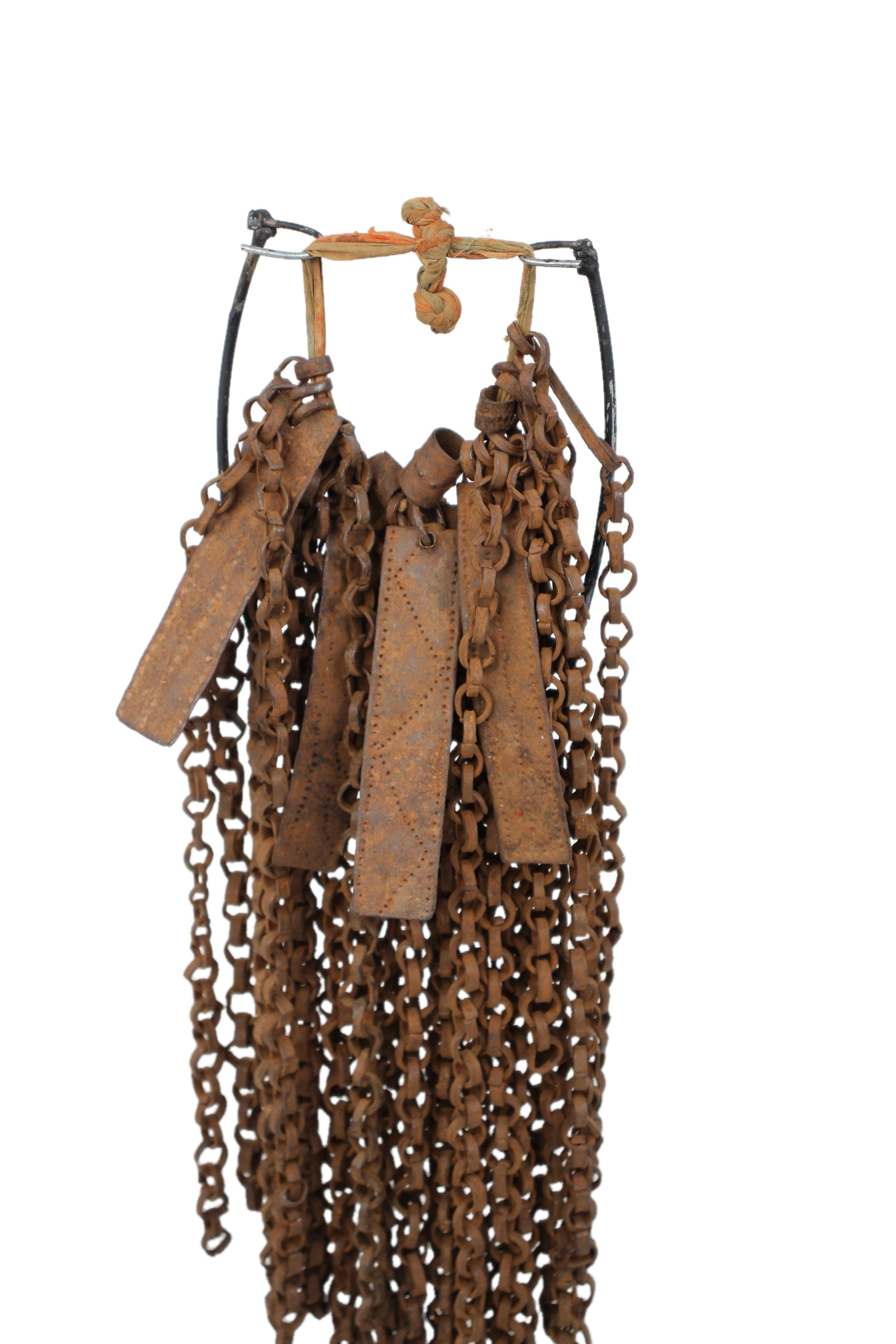 Kapsiki/Higi Tribe Metal Chain Apron ~21.7" Tall - New 2025