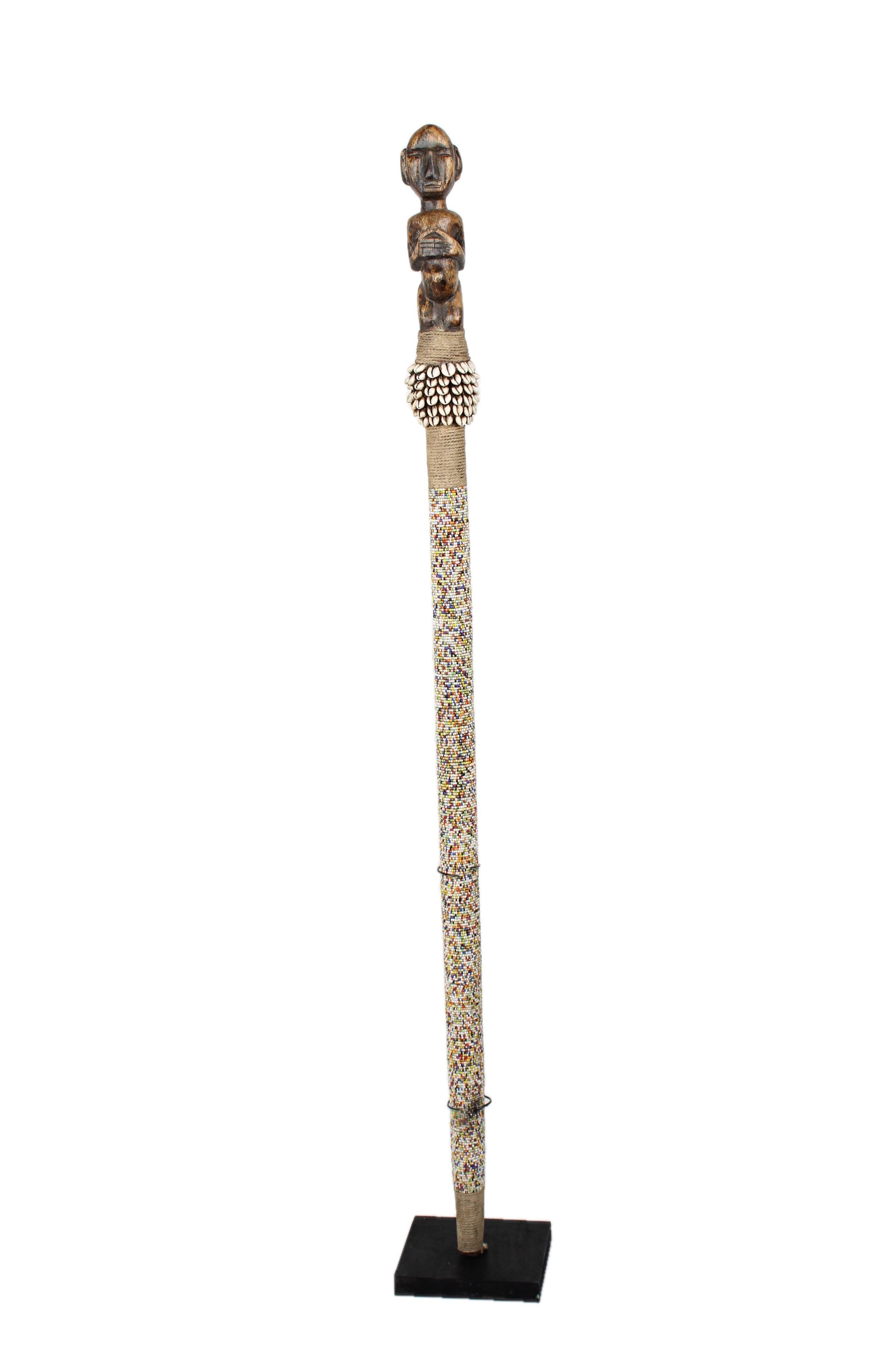 Fang Tribe Beaded Artifacts ~45.7" Tall - New 2025