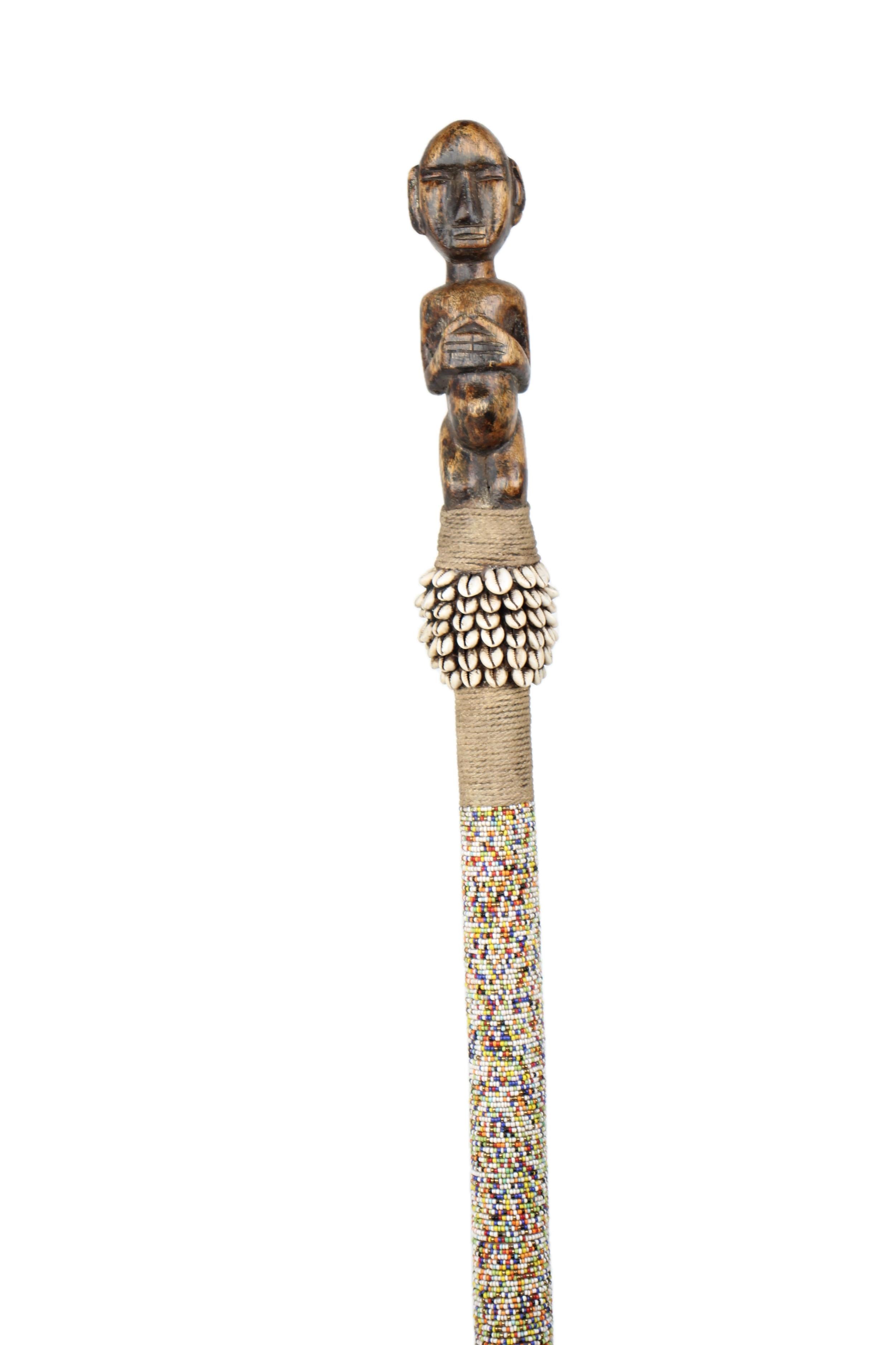Fang Tribe Beaded Artifacts ~45.7" Tall - New 2025