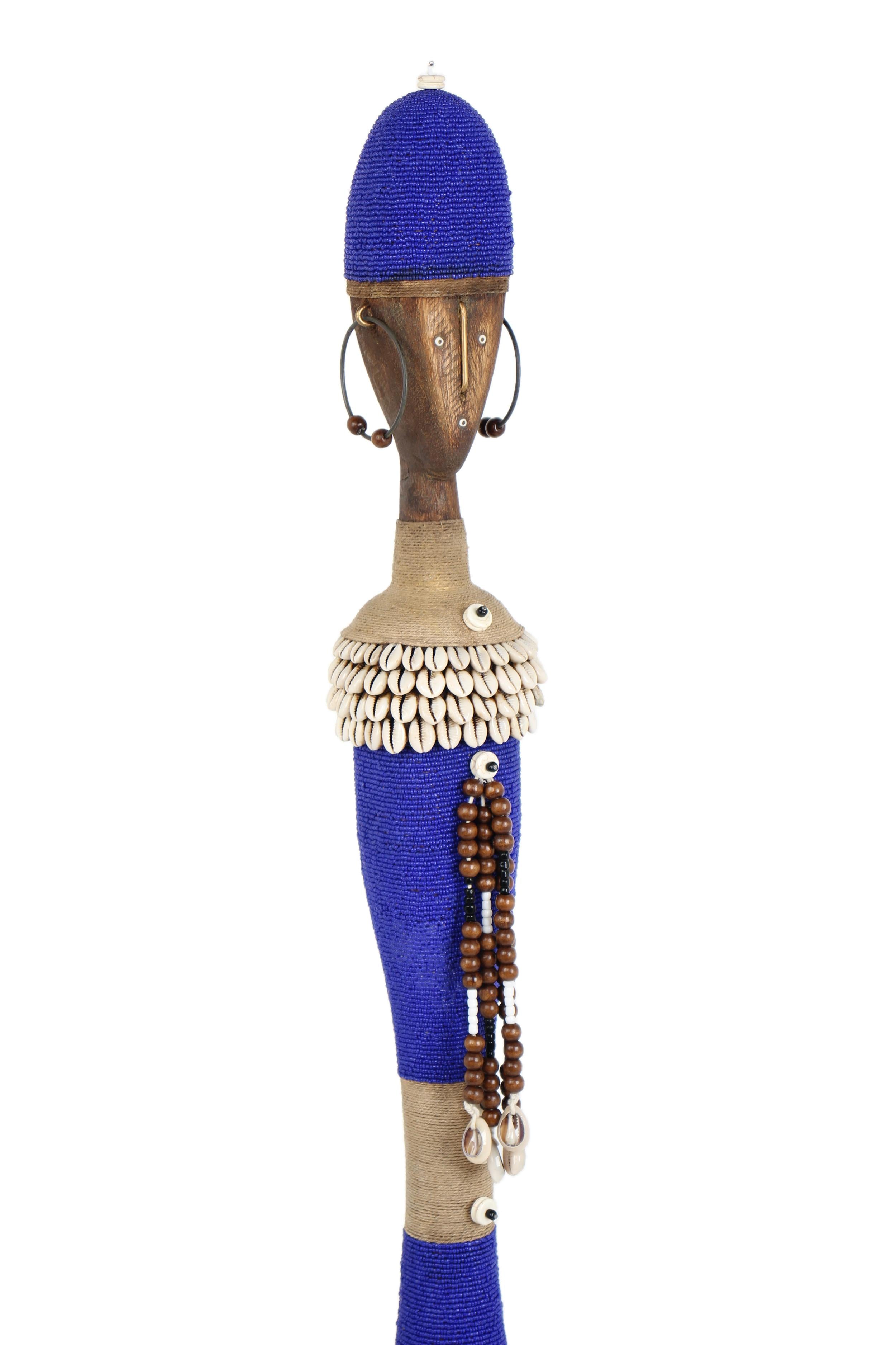Namji Tribe Beaded Artifacts ~48.0" Tall - New 2025