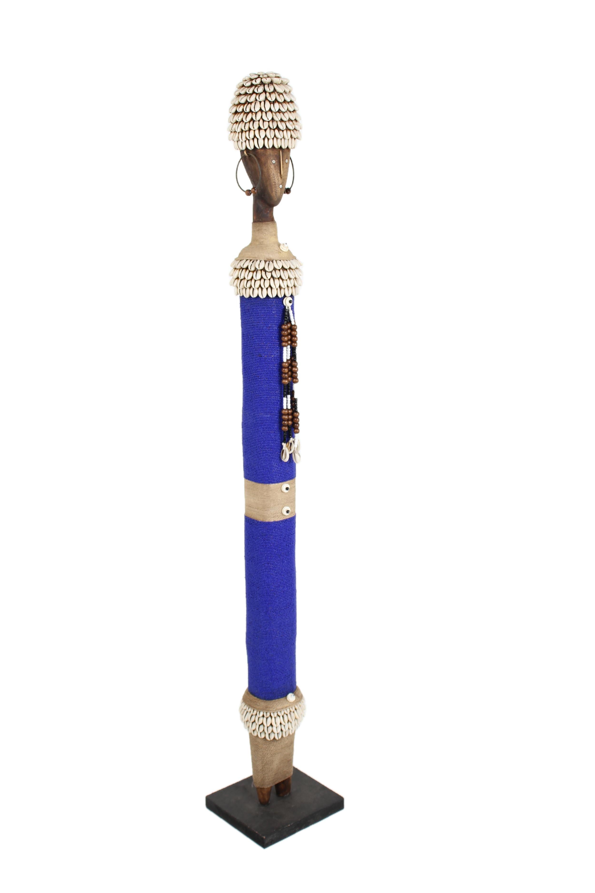 Namji Tribe Beaded Artifacts ~48.4" Tall - New 2025