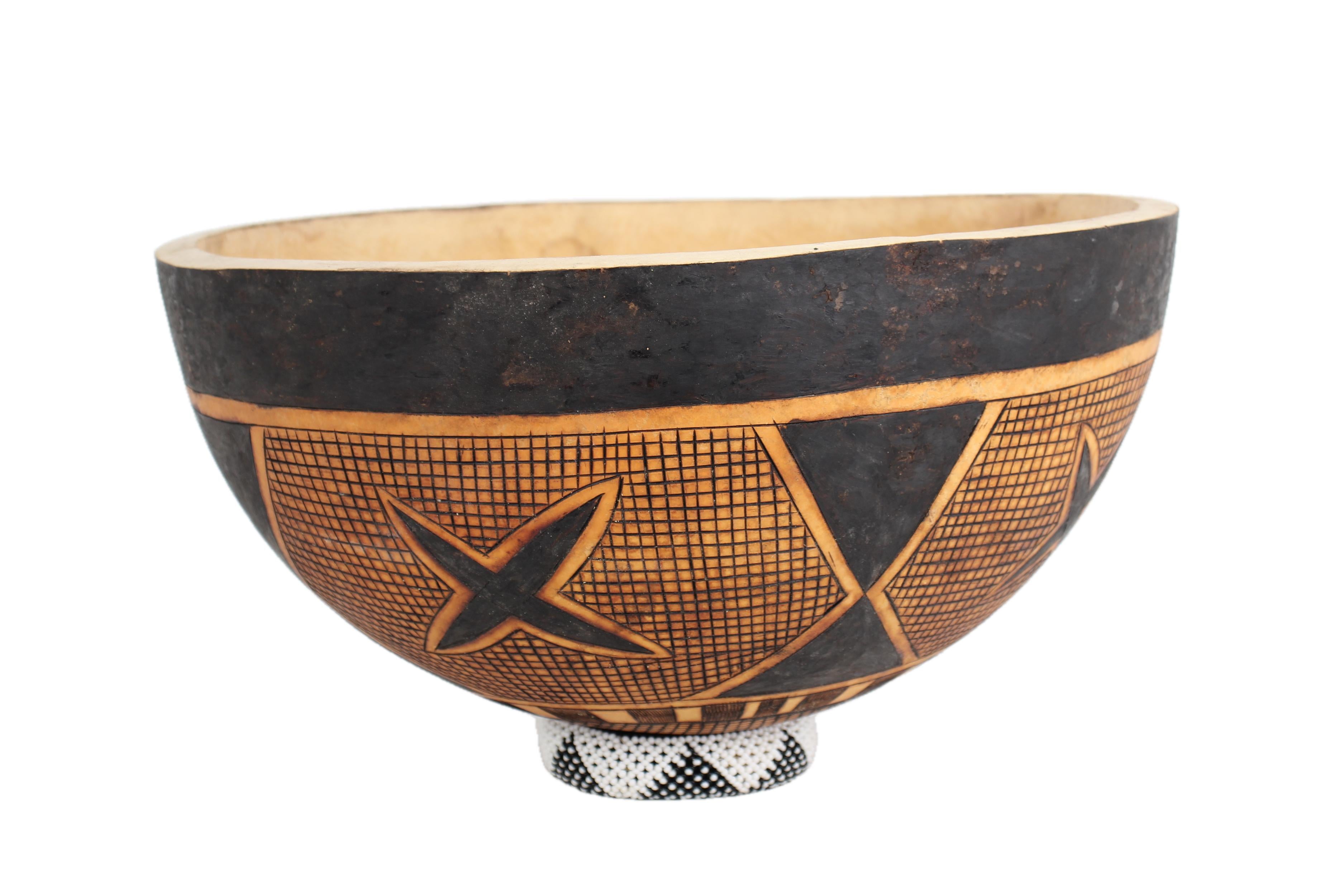 Yoruba Tribe Wooden Bowls ~8.3" Tall - New 2025 - West African Artifacts