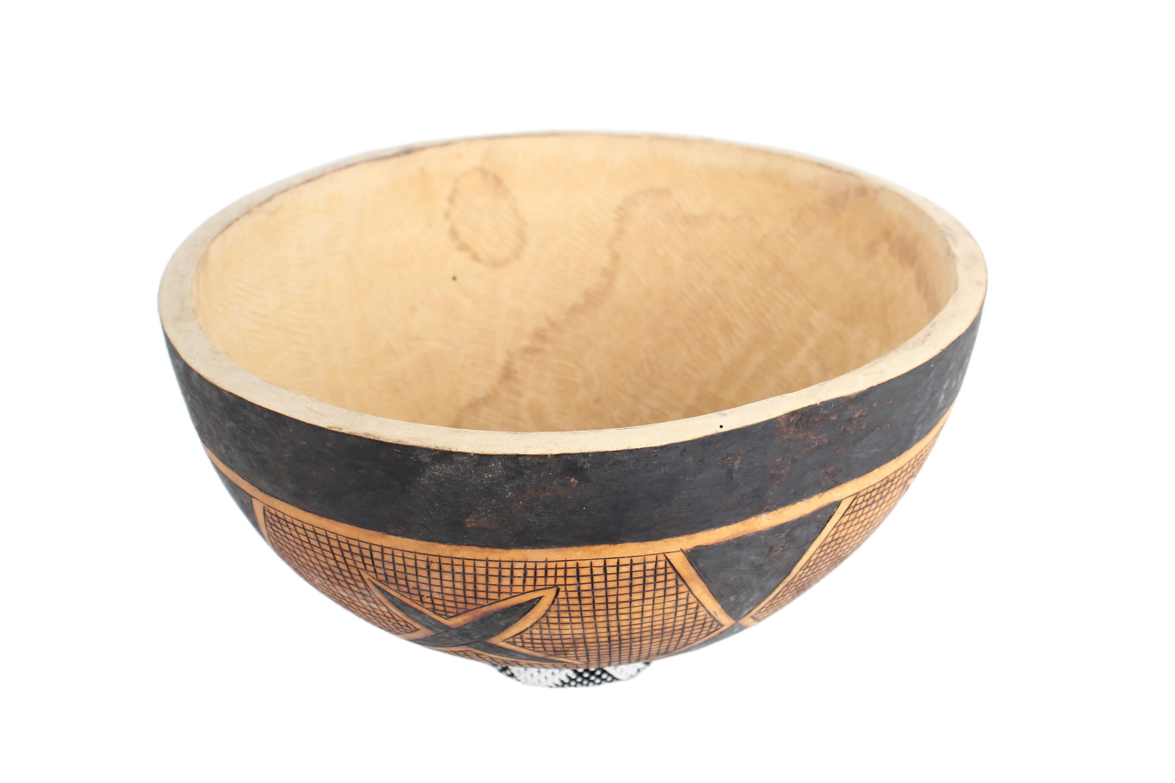 Yoruba Tribe Wooden Bowls ~8.3" Tall - New 2025 - West African Artifacts