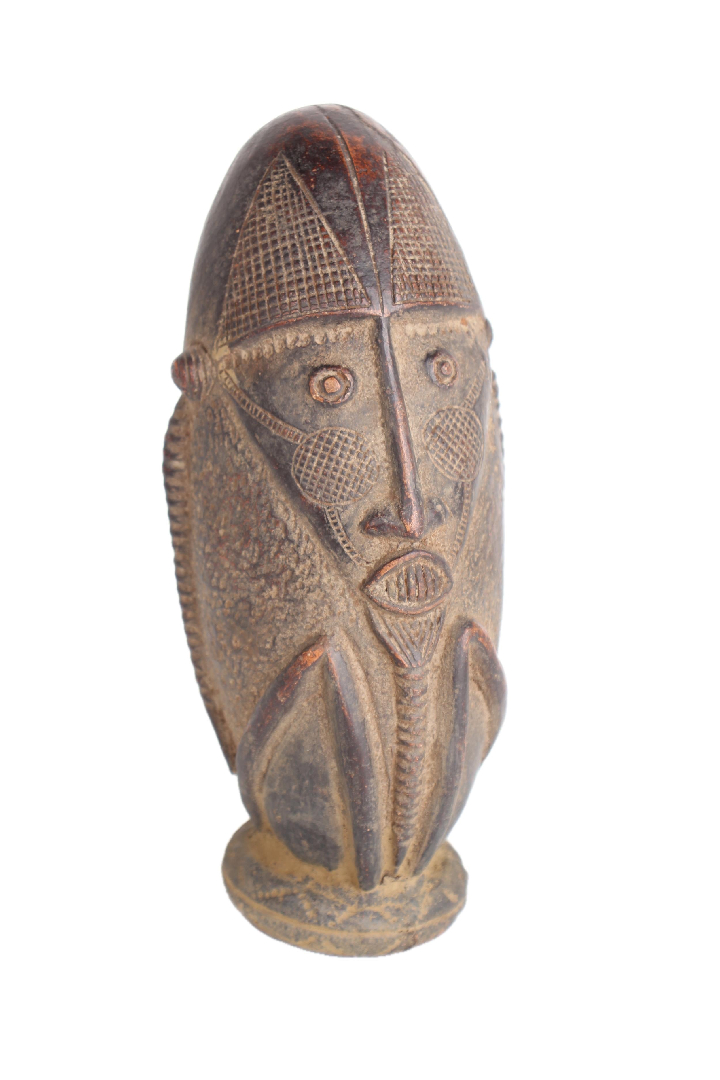 Mangbetu Tribe West African Artifacts ~8.7" Tall - New 2025