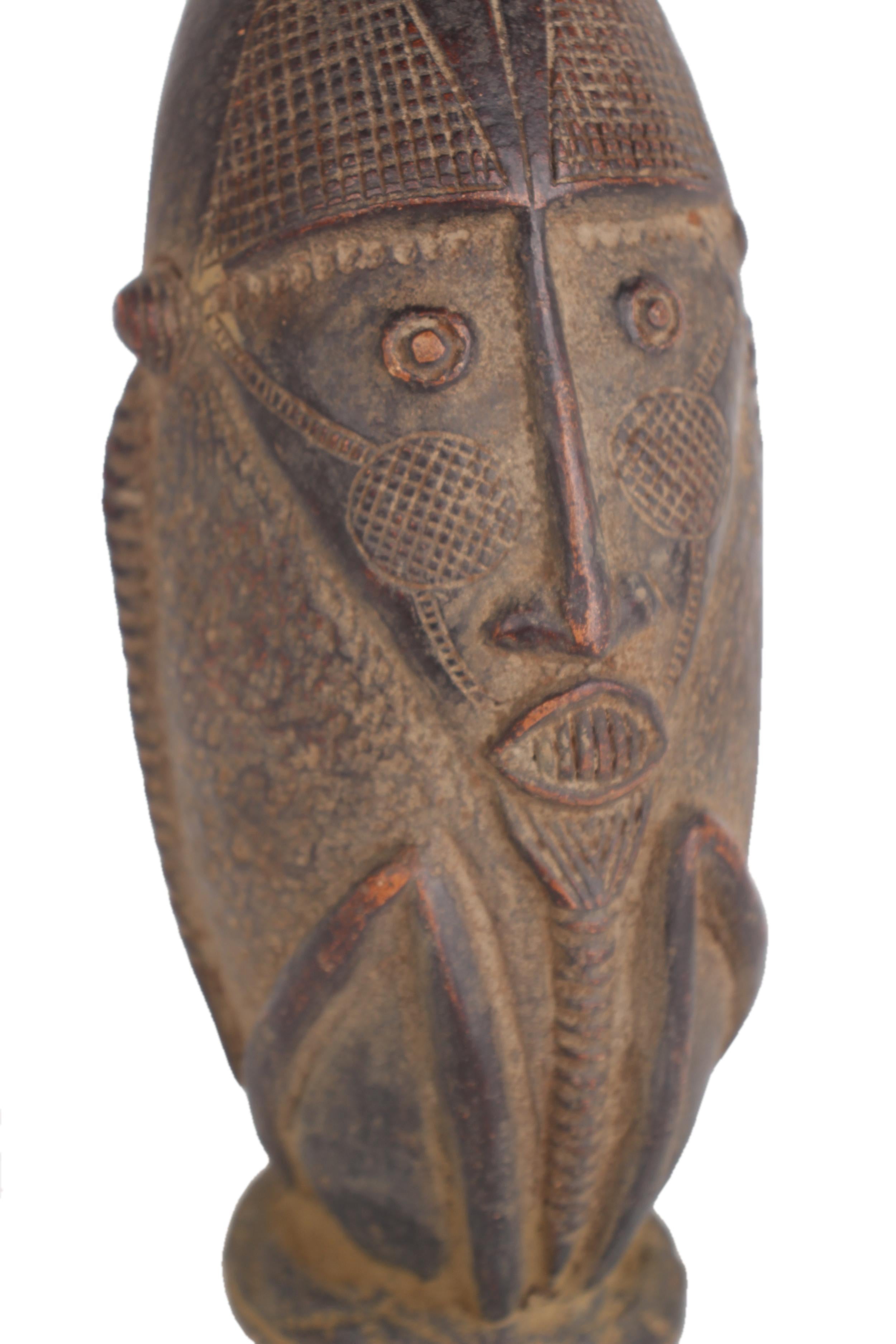 Mangbetu Tribe West African Artifacts ~8.7" Tall - New 2025