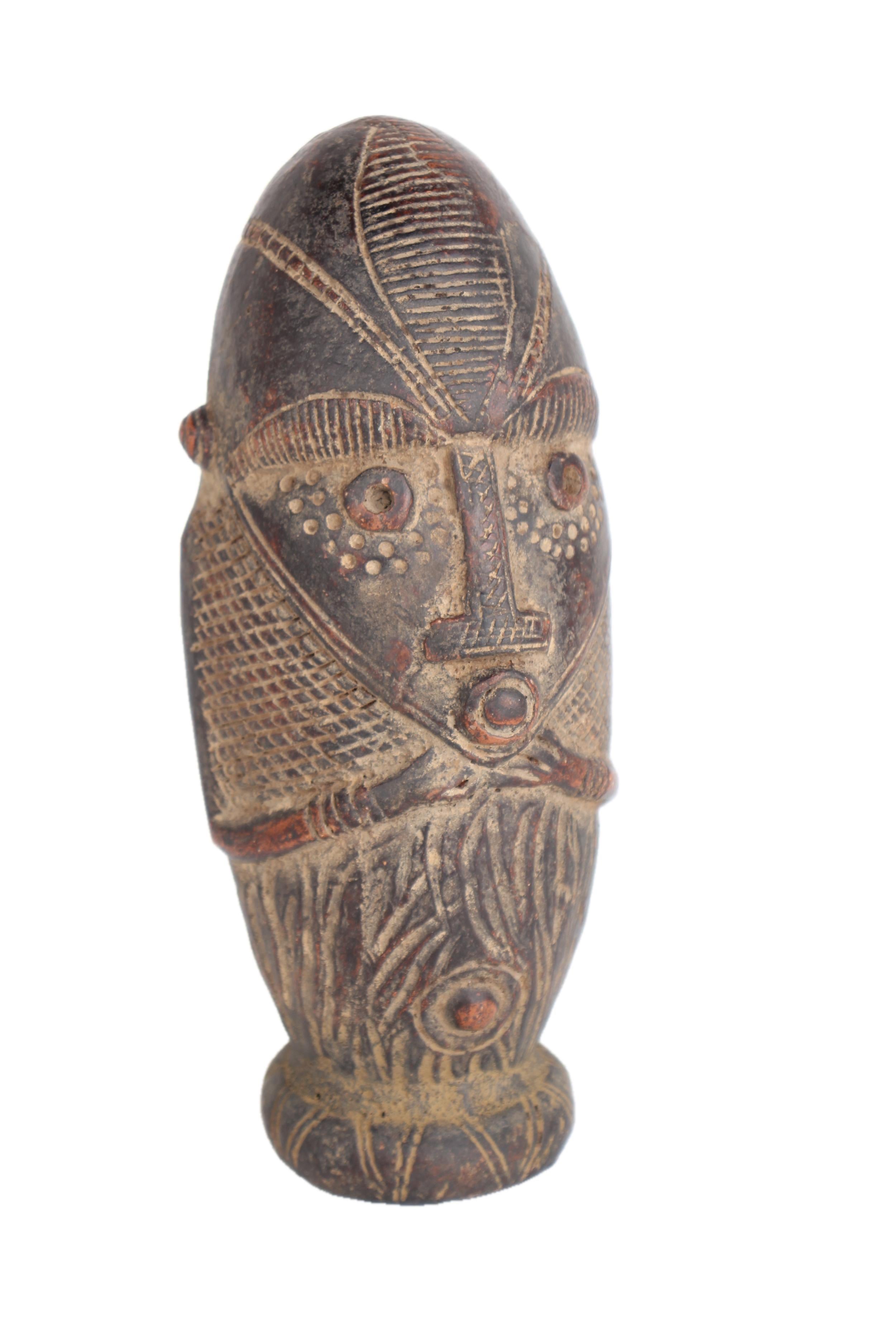 Mangbetu Tribe West African Artifacts ~8.7" Tall - New 2025