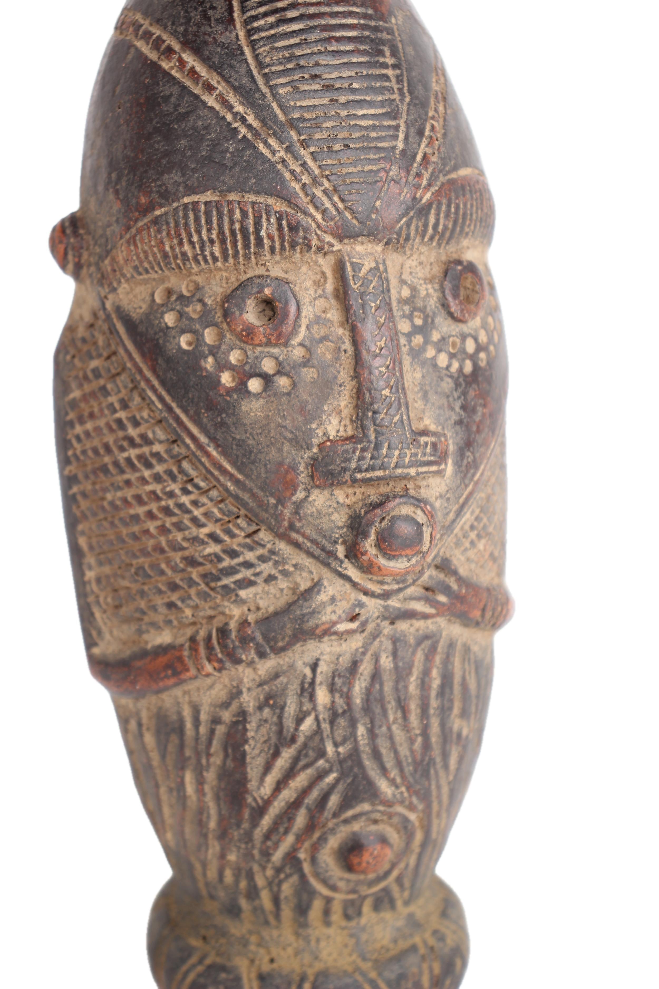Mangbetu Tribe West African Artifacts ~8.7" Tall - New 2025