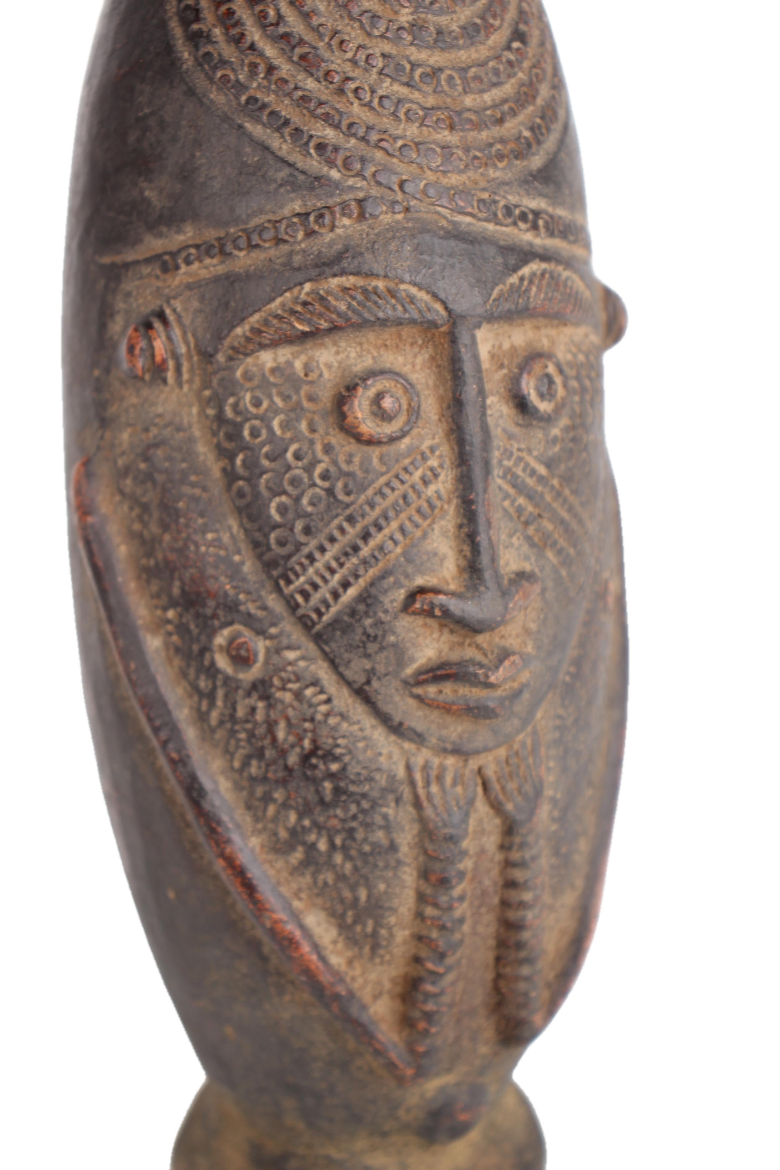 Mangbetu Tribe West African Artifacts ~8.7" Tall - New 2025