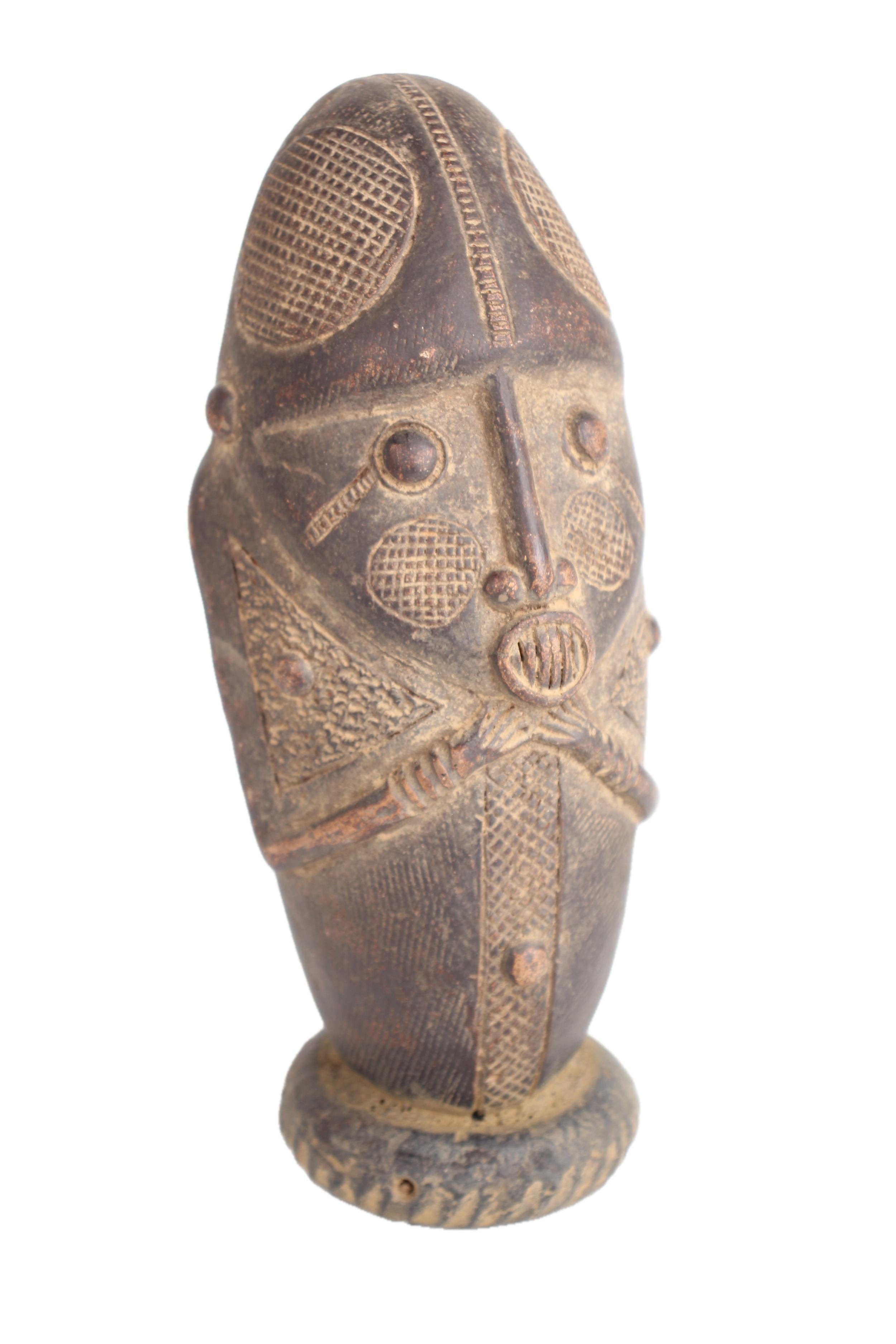 Mangbetu Tribe West African Artifacts ~8.7" Tall - New 2025