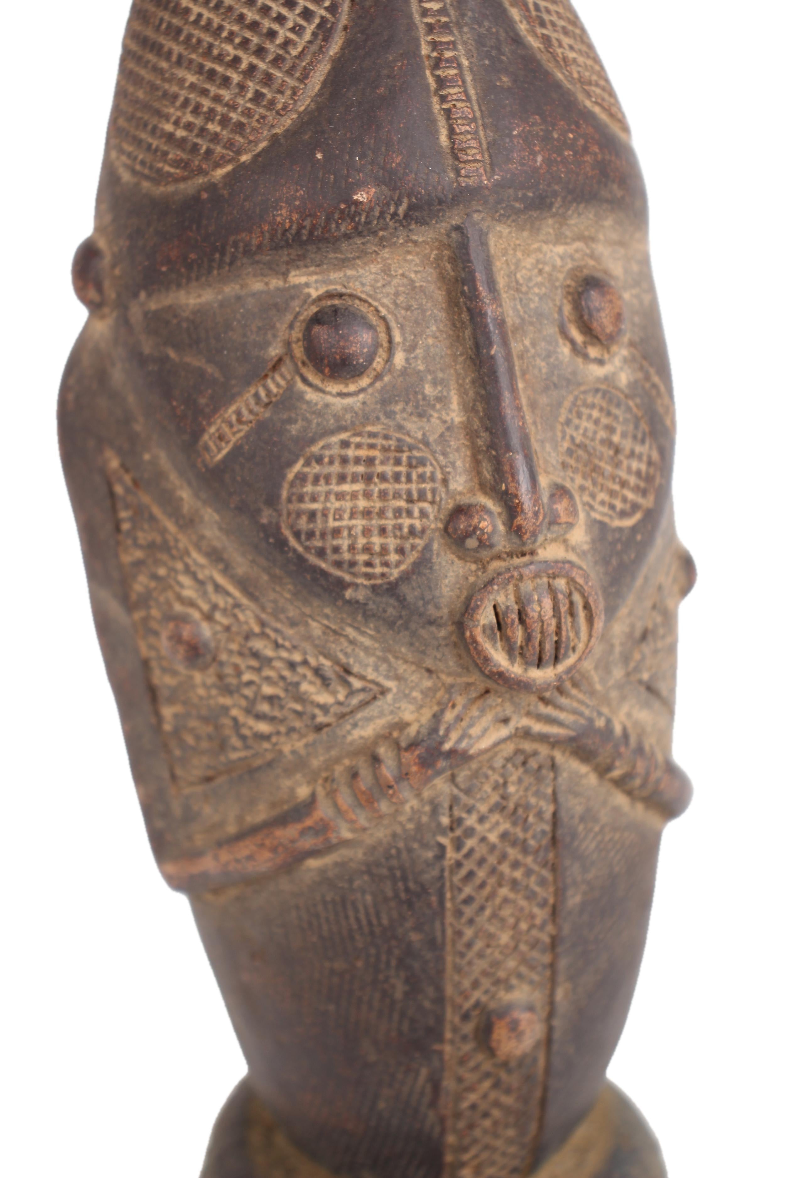 Mangbetu Tribe West African Artifacts ~8.7" Tall - New 2025