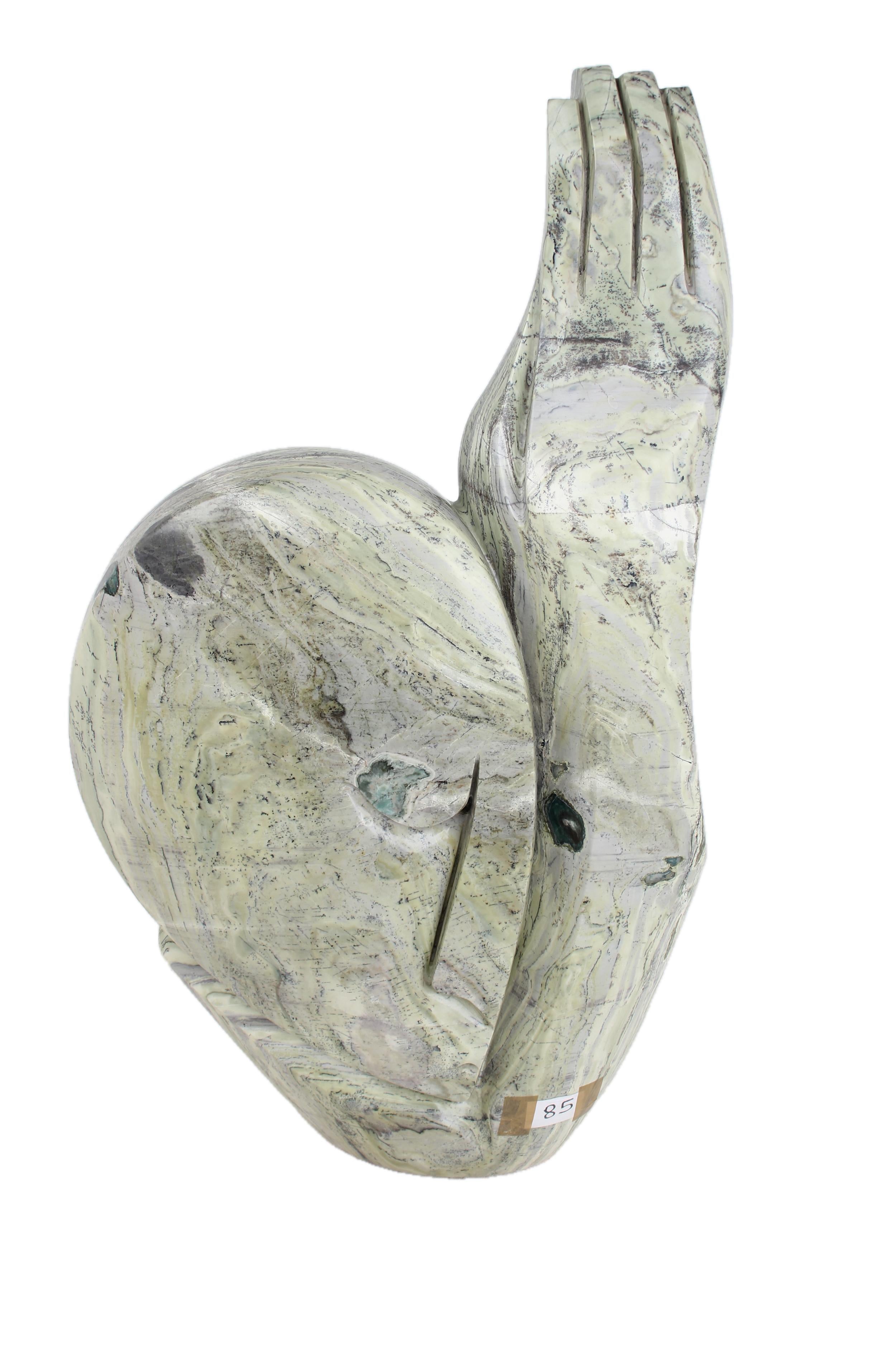 Shona Tribe Butter Jade Shona Stone ~38.6" Tall - New 2025