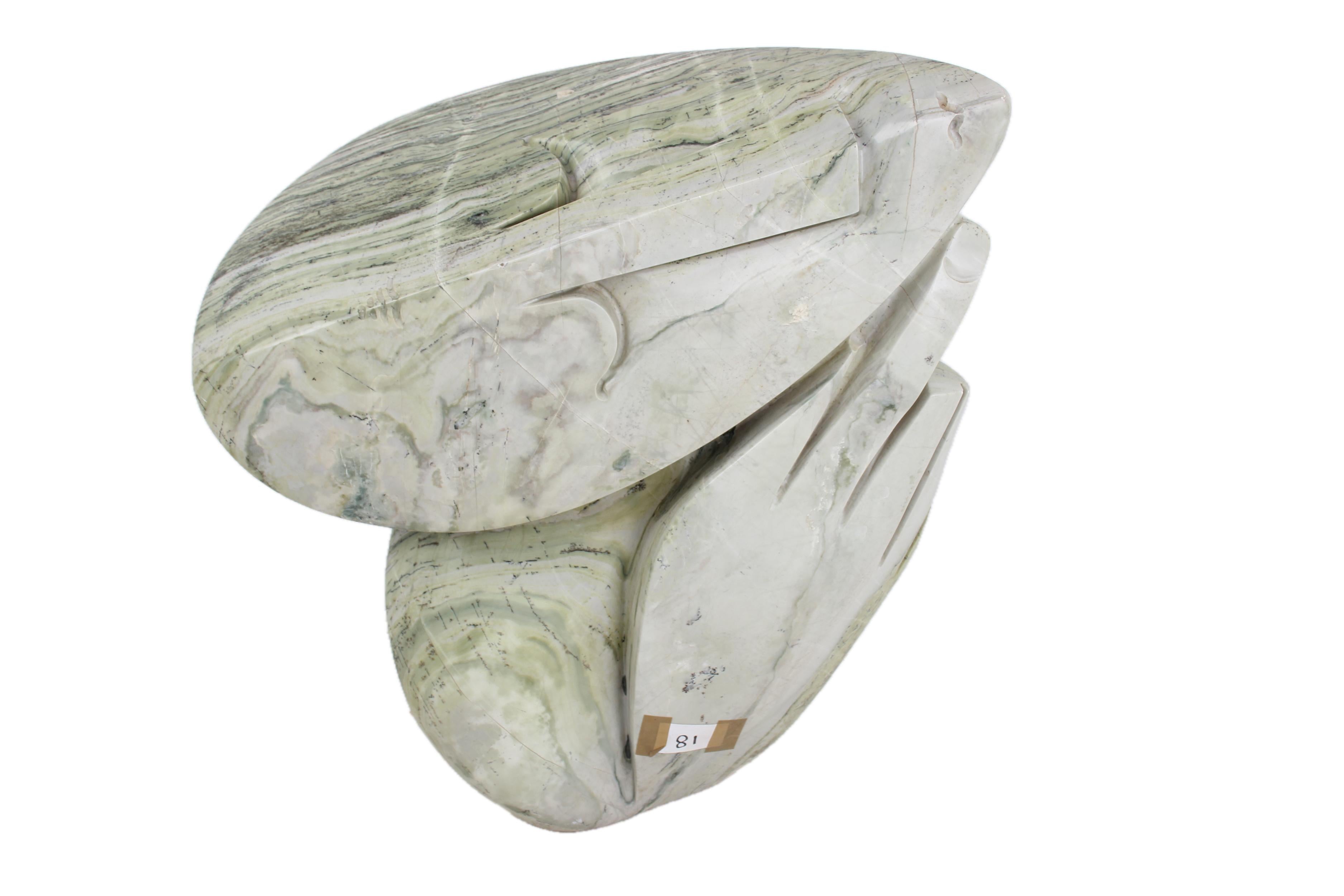 Shona Tribe Butter Jade Shona Stone ~28.3" Tall - New 2025