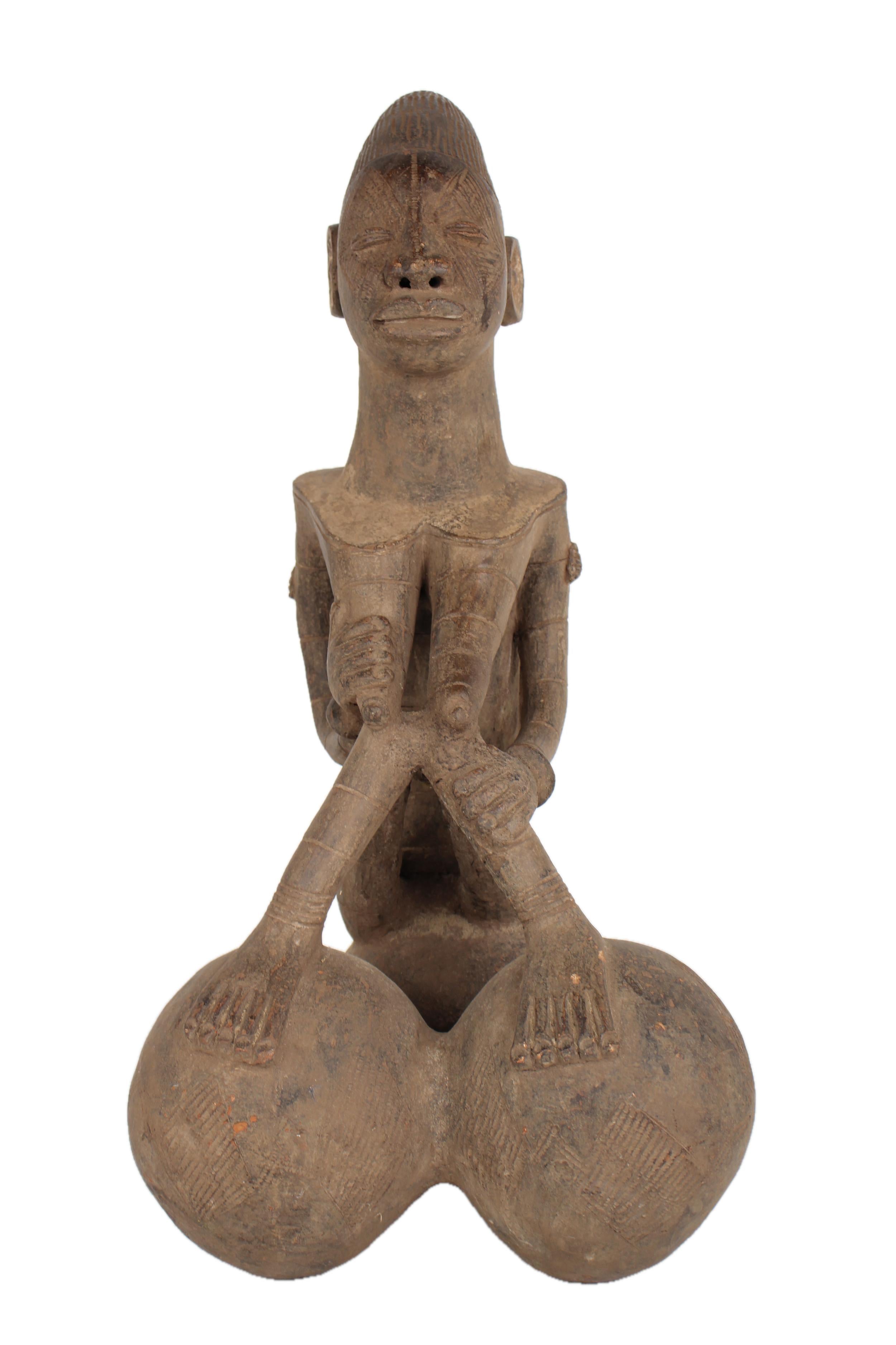 Mangbetu Tribe West African Artifacts ~25.6" Tall - New 2025