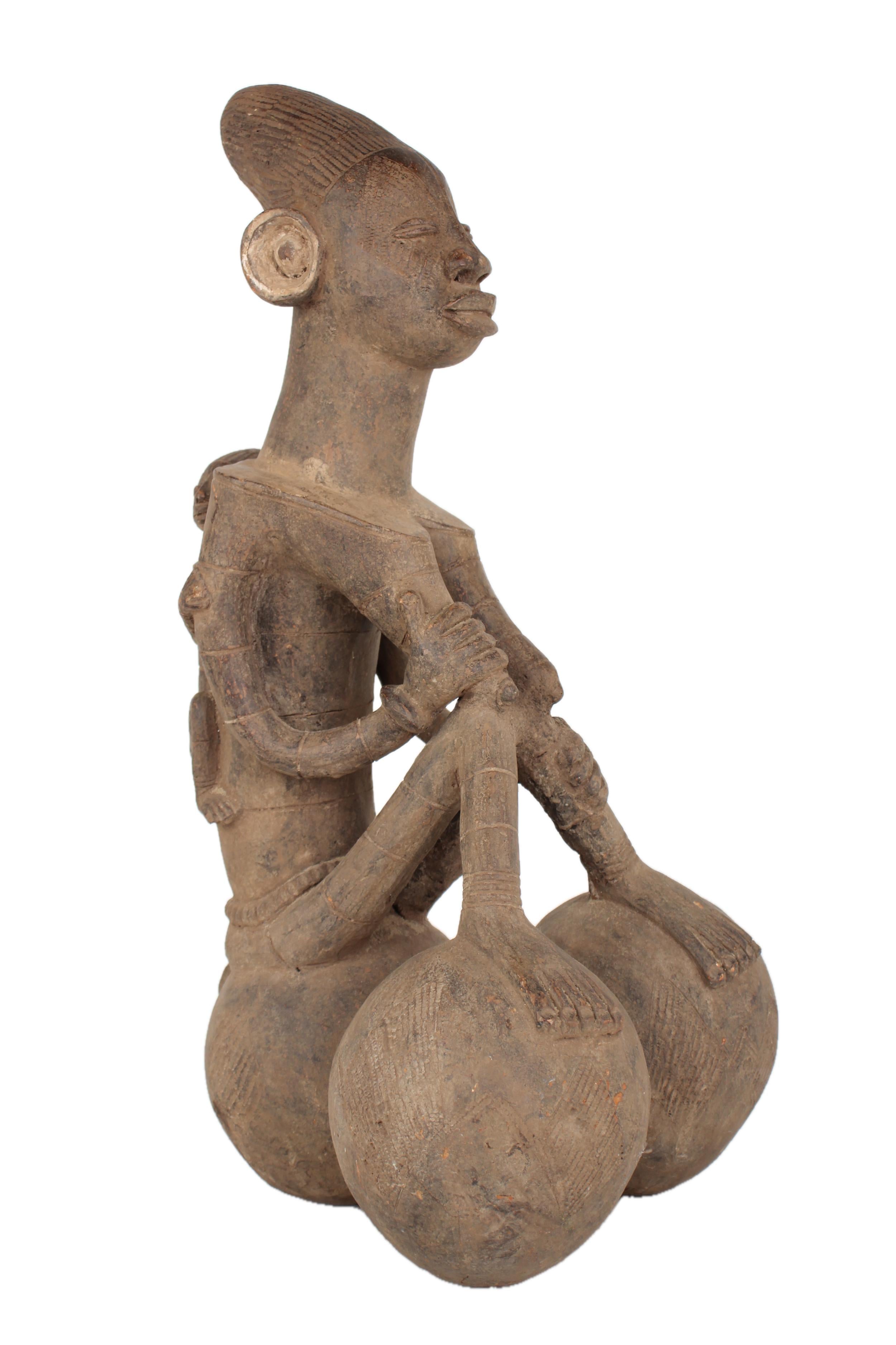Mangbetu Tribe West African Artifacts ~25.6" Tall - New 2025