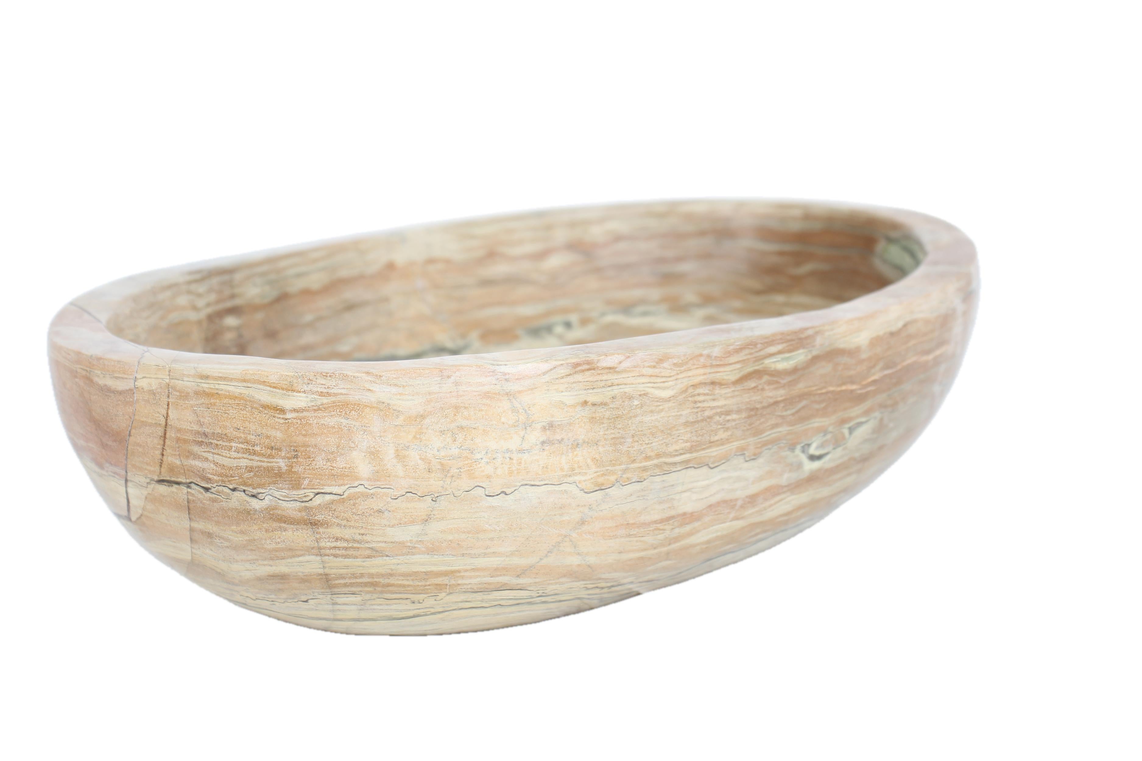 Shona Tribe Butter Jade Bowl ~4.7" Tall - New 2025 - Shona Stone