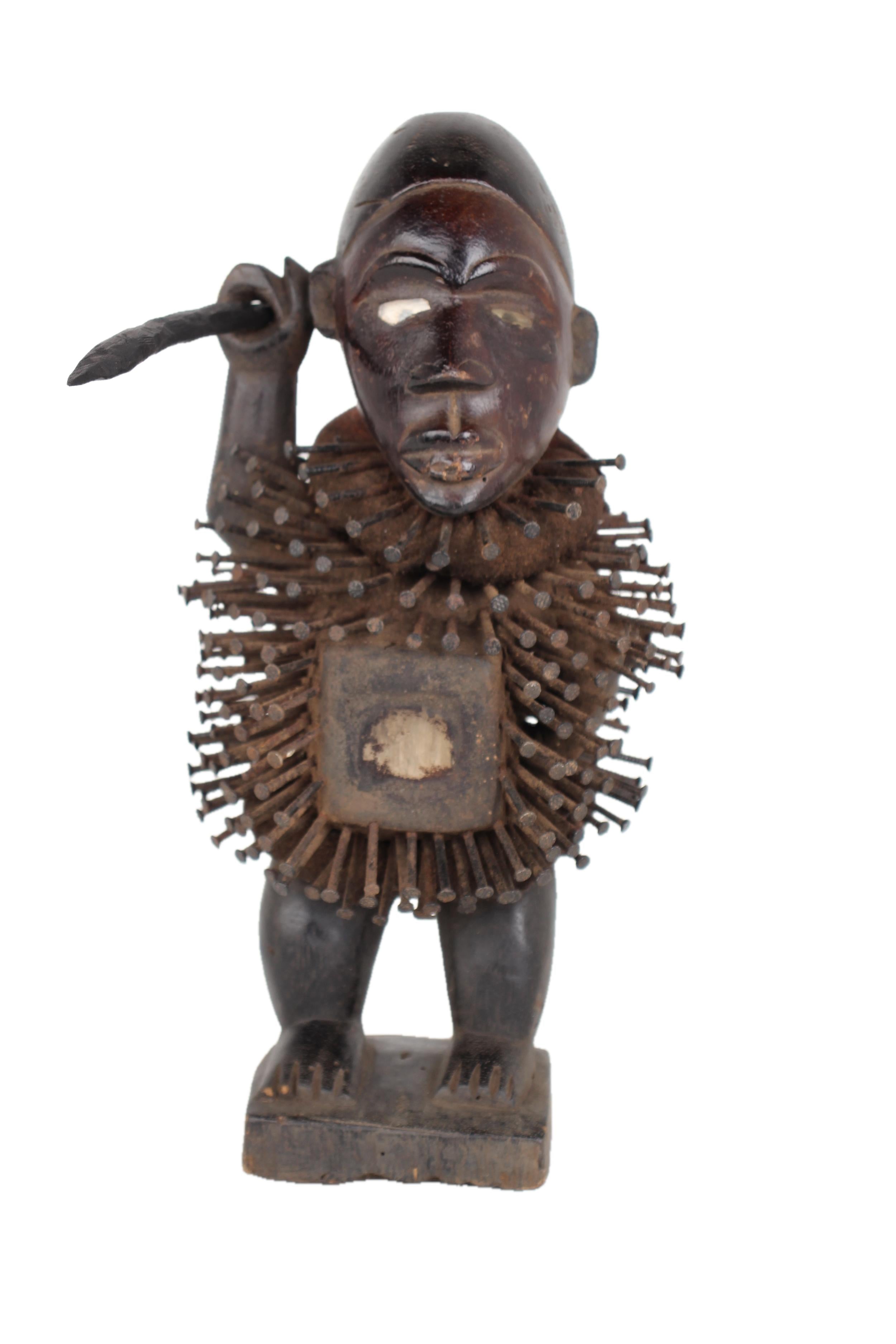 Bakongo Tribe West African Artifacts ~13.0" Tall - New 2025
