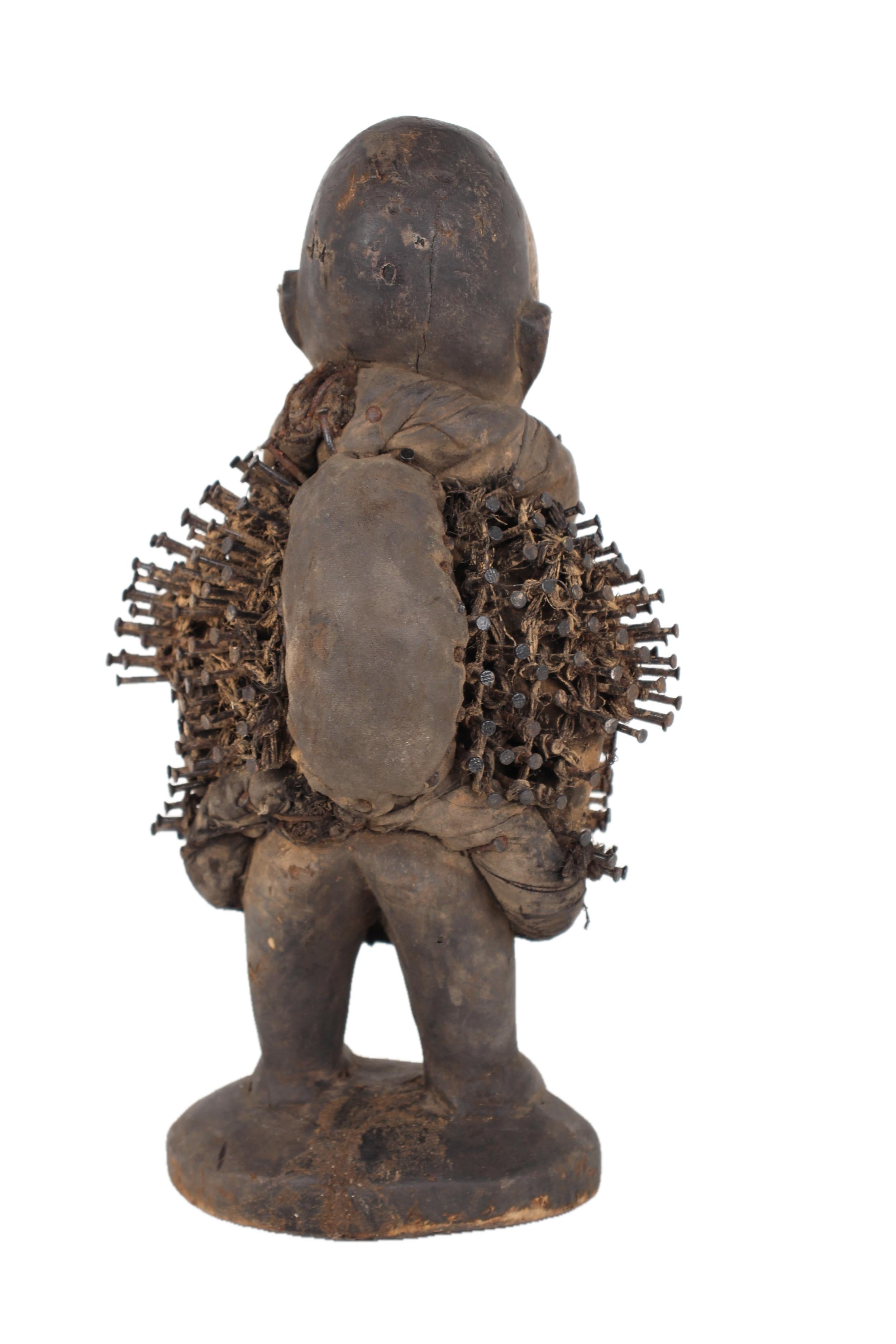 Bakongo Tribe Fetishes ~13.0" Tall - New 2025 - West African Artifacts