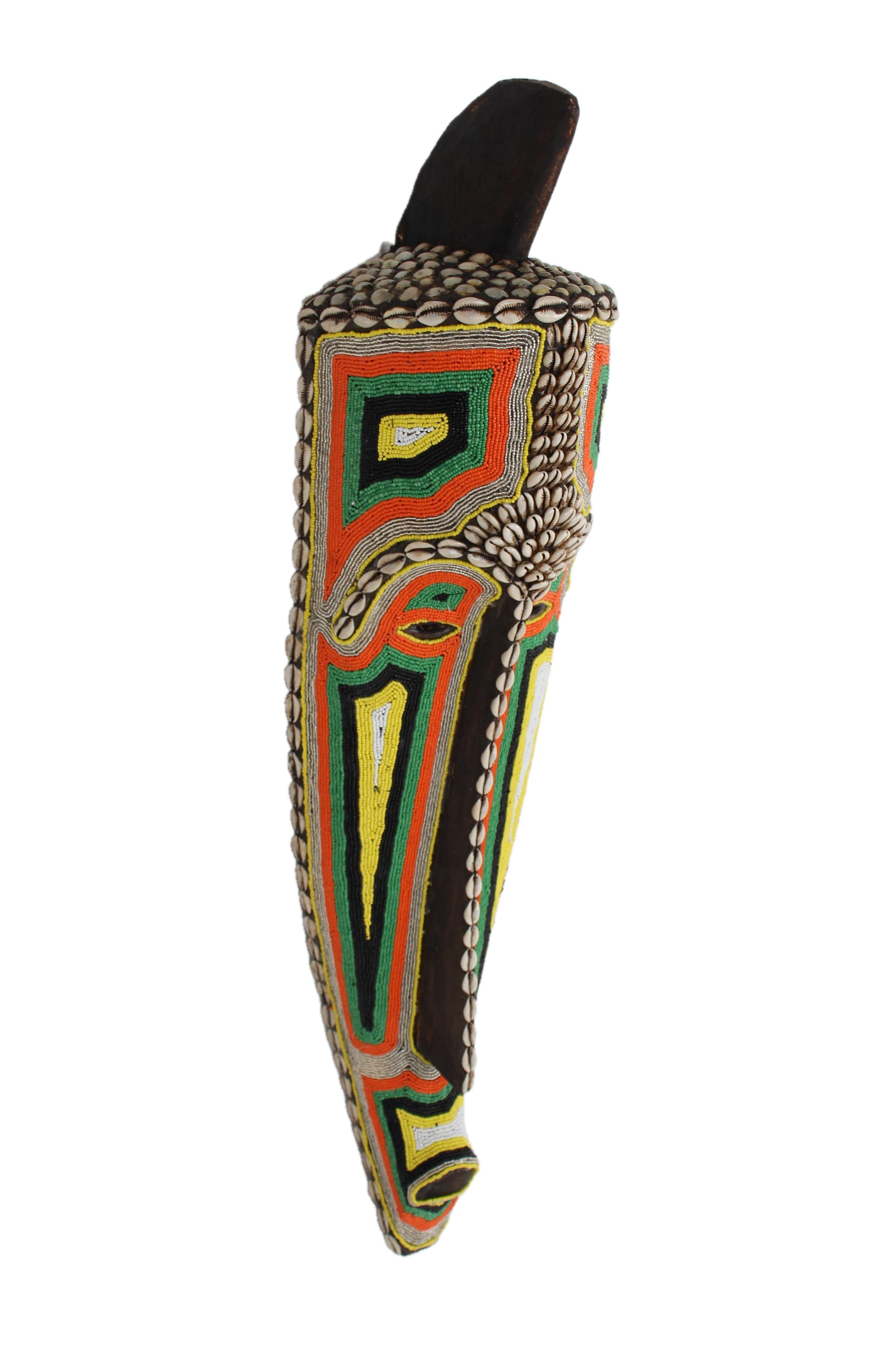 Fang Tribe Beaded Artifacts ~32.7" Tall - New 2025 - Beaded Artifacts
