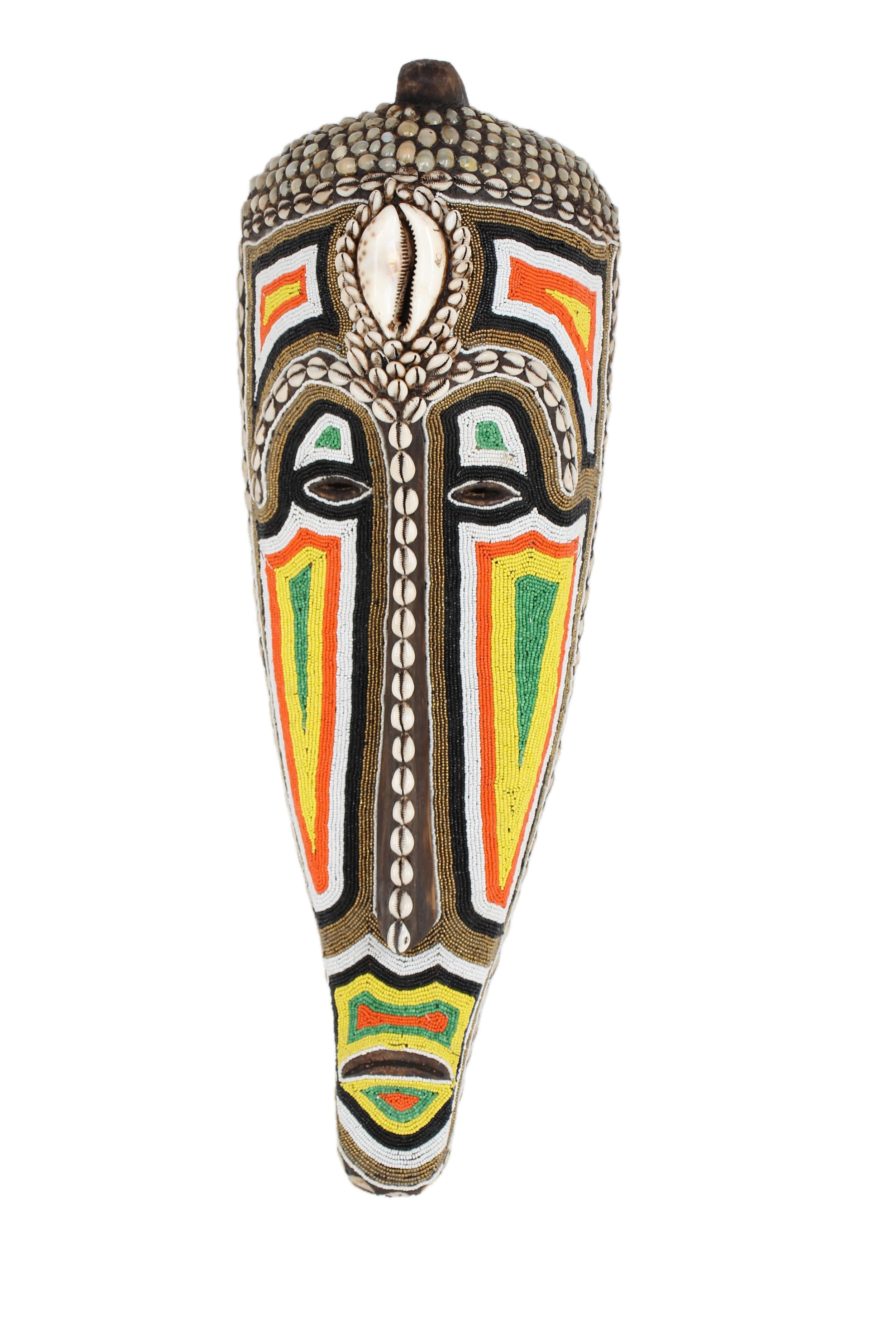 Fang Tribe Beaded Artifacts ~27.6" Tall - New 2025