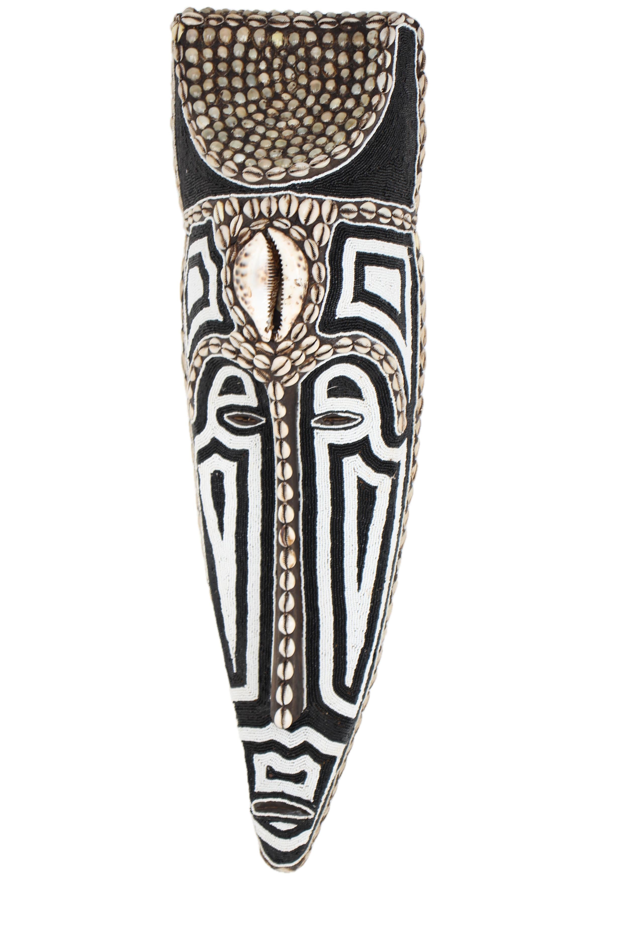 Fang Tribe Beaded Artifacts ~29.5" Tall - New 2025